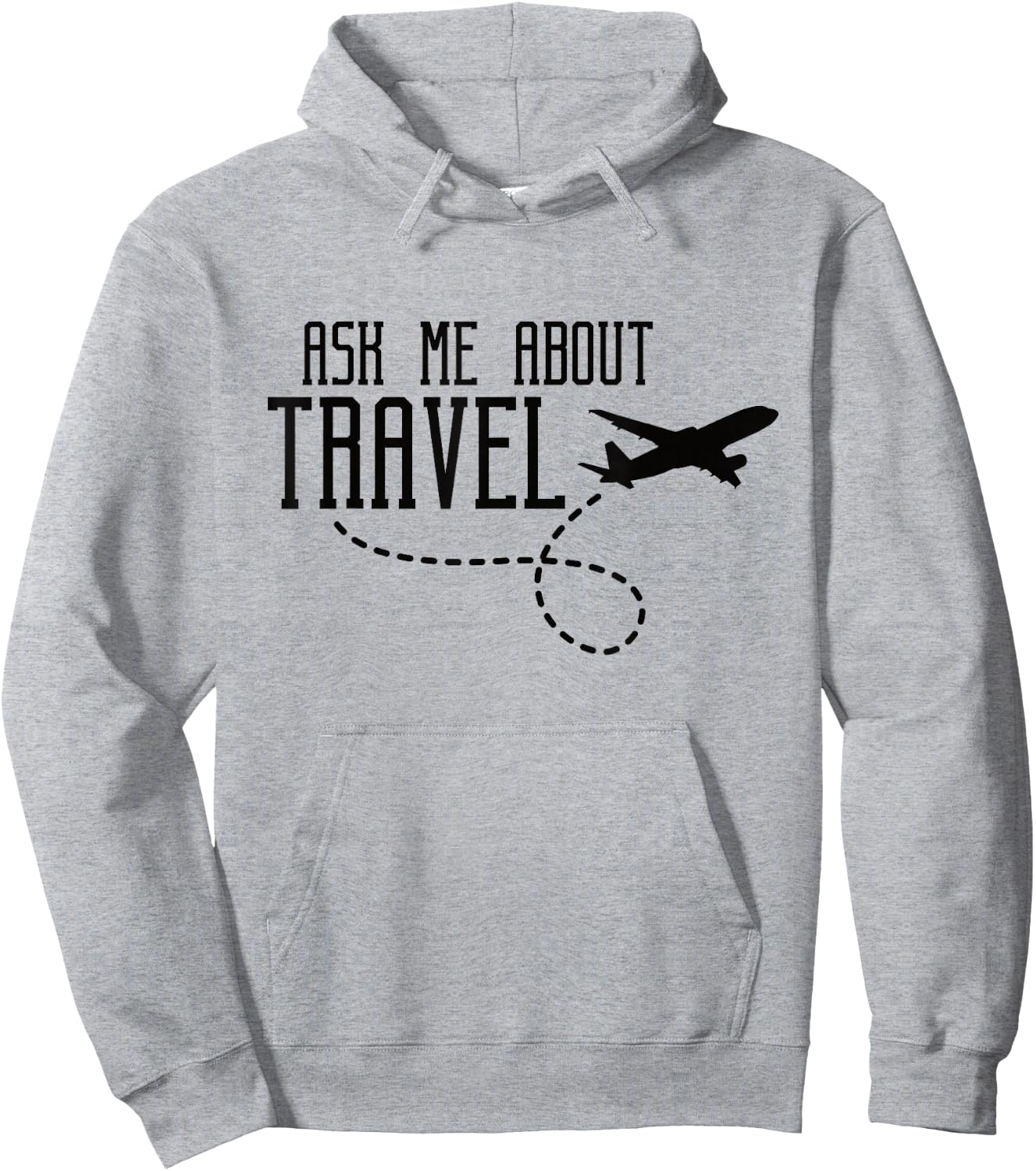 Ask Me About Travel Agent Hoodie - Hoodie | Ash