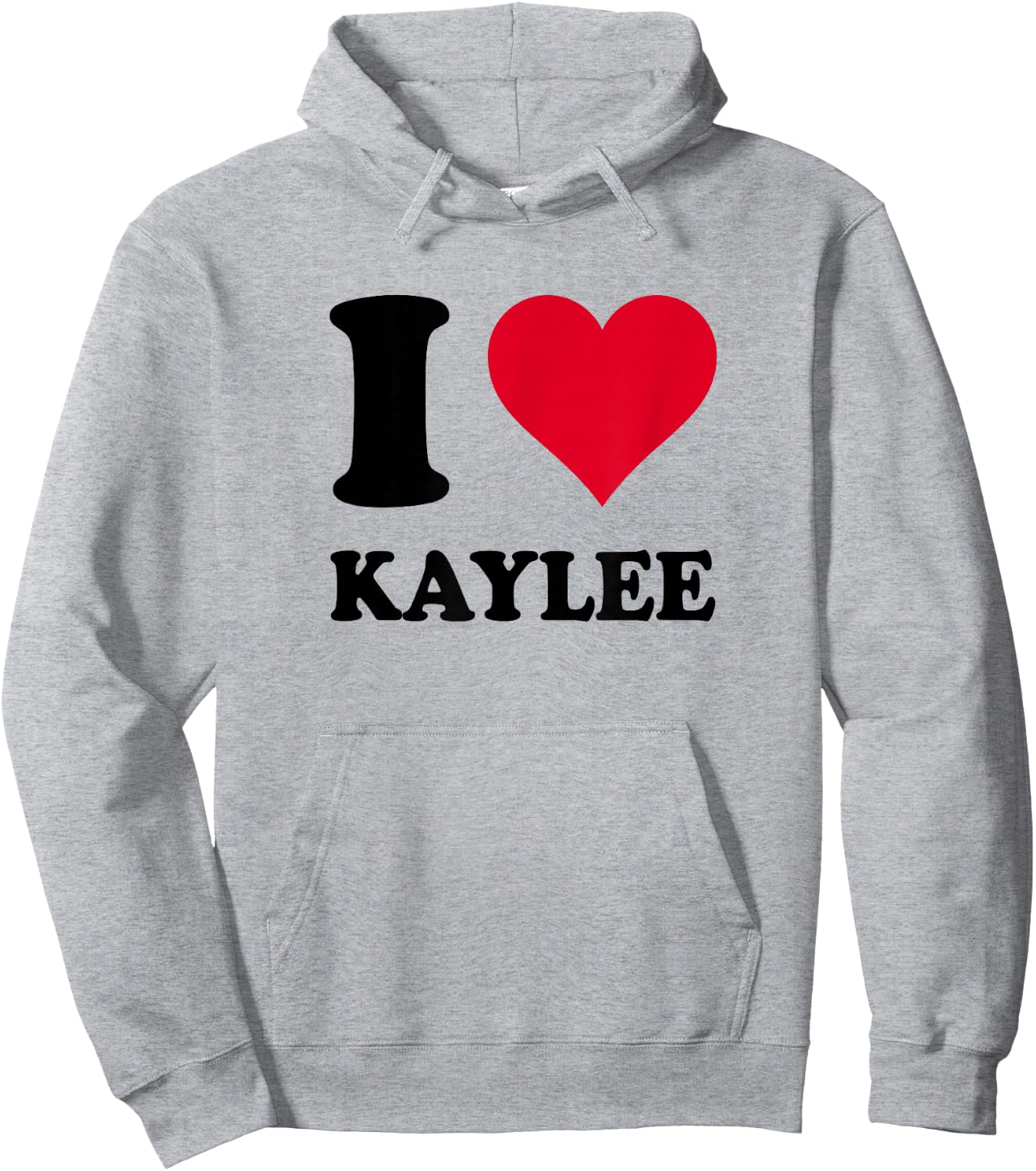 I Love Kaylee Hoodie - Hoodie | Ash