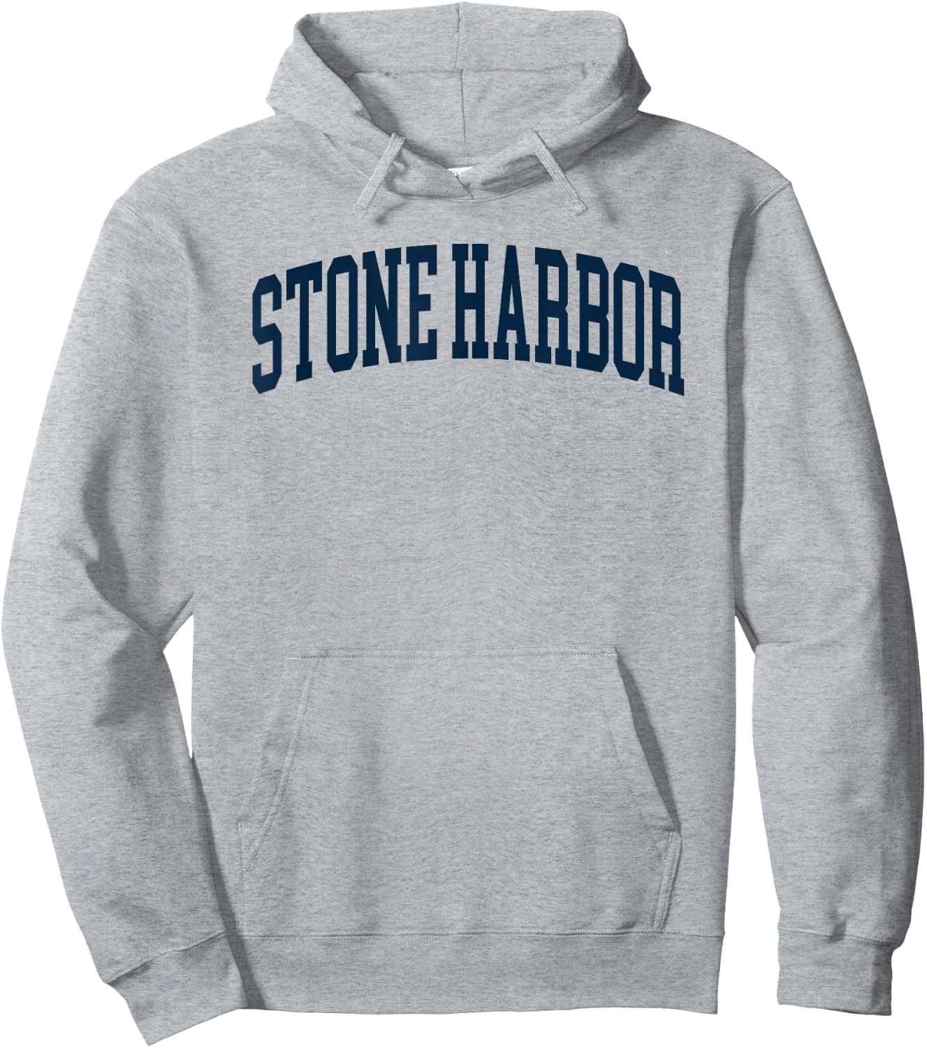Stone Harbor New Jersey Retro Preppy Throwback Hoodie - Hoodie | Ash