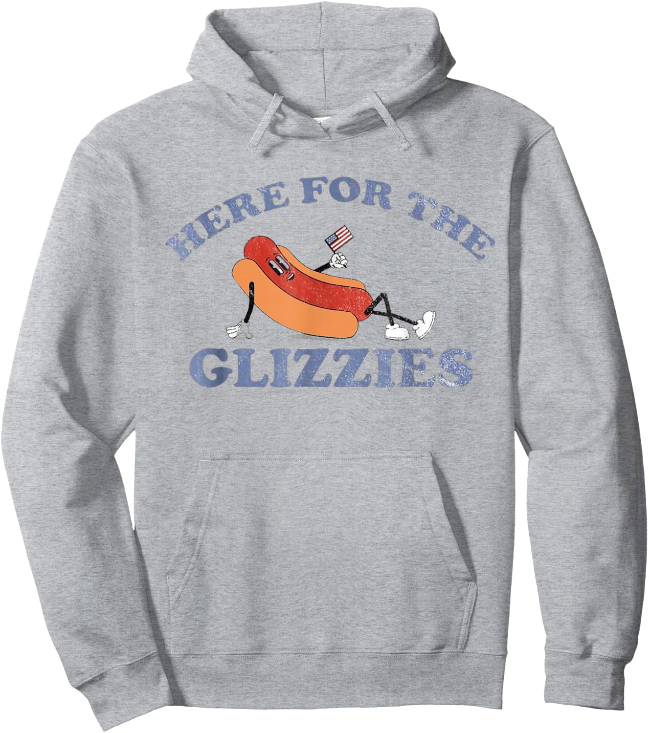 HERE for The GLIZZIES 4th of July 2024 Hoodie - Hoodie | Ash