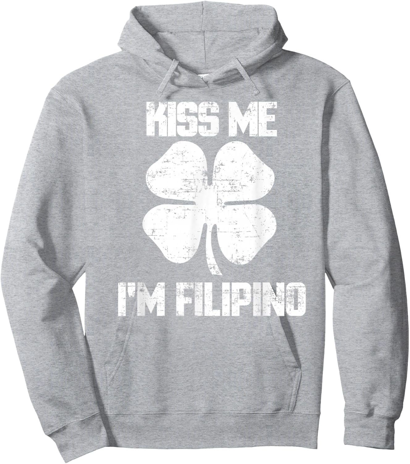 Kiss Me Im Filipino Shirt St. Patricks Day Phillipines Hoodie - Hoodie | Ash
