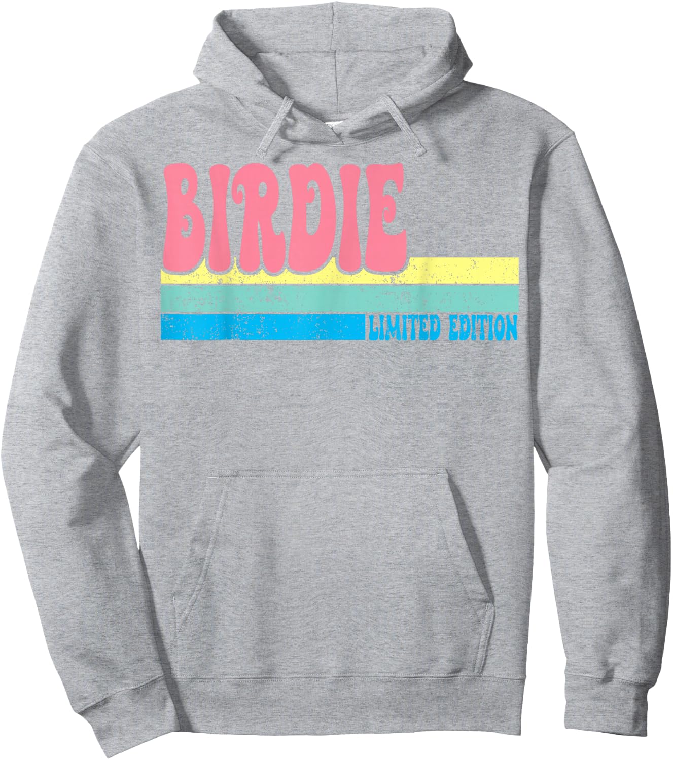 BIRDIE Name Personalized Cute Idea Groovy Women BIRDIE Hoodie - Hoodie | Ash