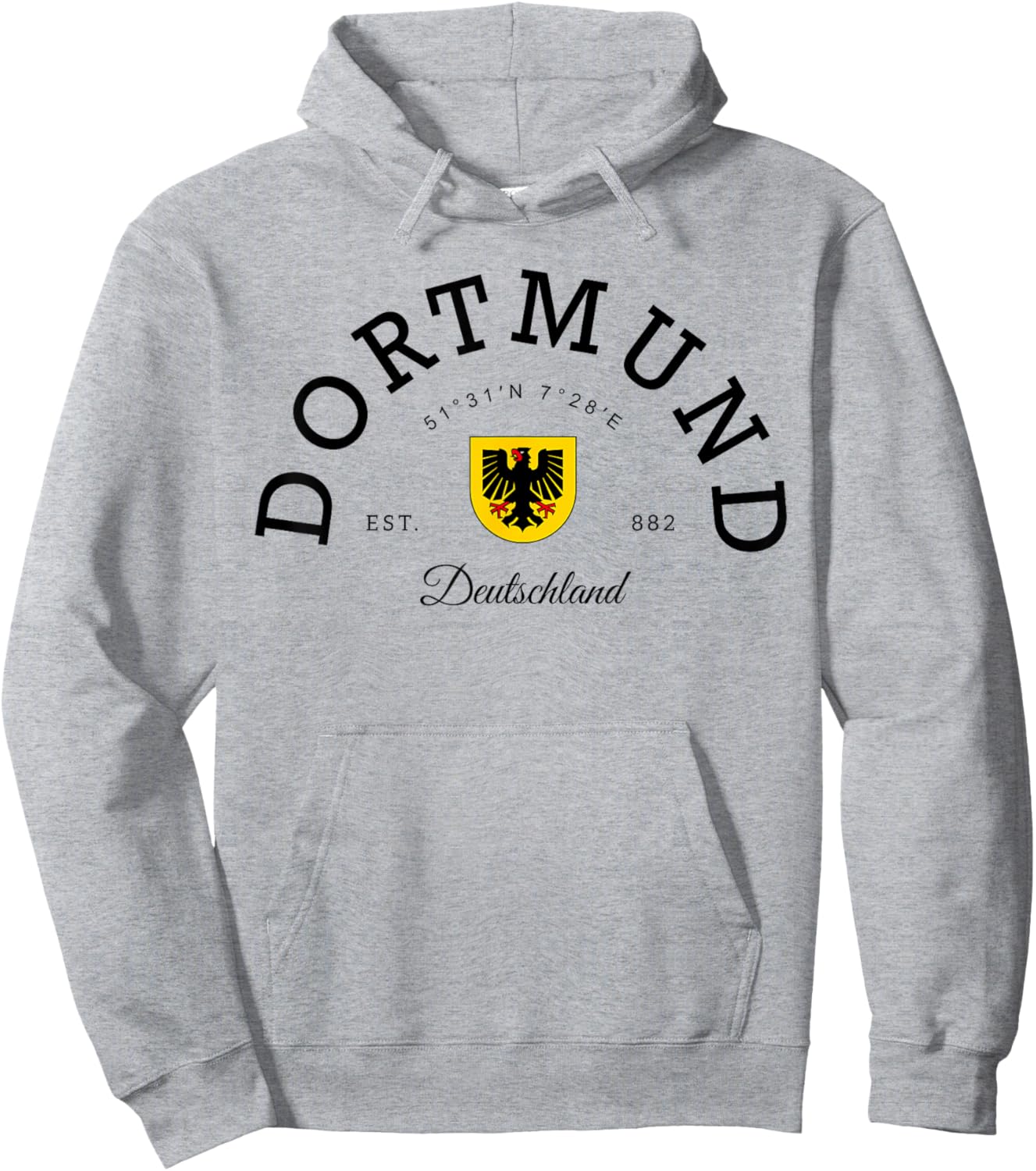 Dortmund Germany Dortmund Gift Dortmund Trip, Germany Hoodie - Hoodie | Ash