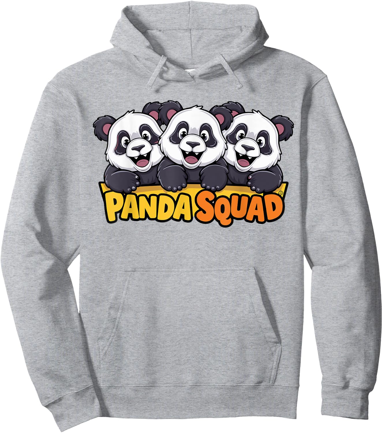 Panda Squad for Panda Lover Shirt | Cool Panda Hoodie - Hoodie | Ash