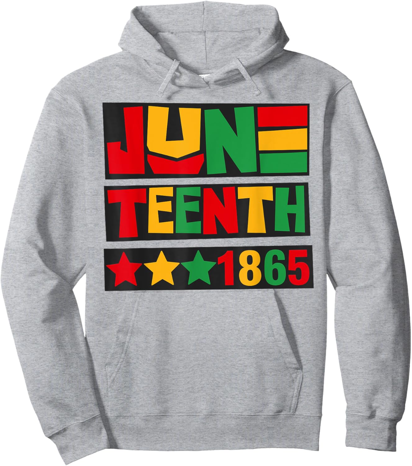 Juneteenth 1865 Women Men Kids June 19th 1865 Freedom Day Hoodie - Hoodie | Ash