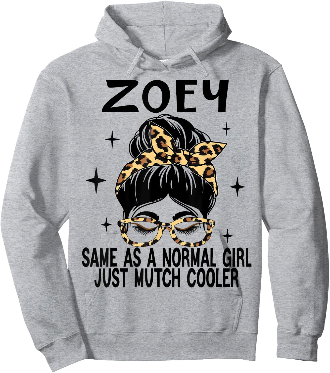ZOEY Costume Cute Definition Personalized Name ZOEY Hoodie - Hoodie | Ash