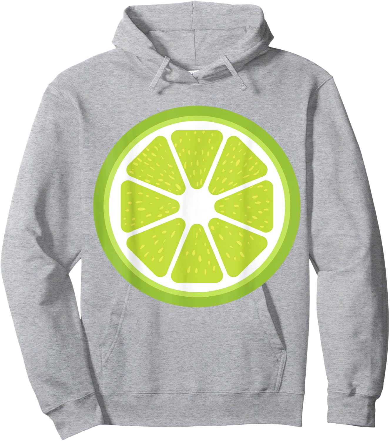 Big Lime Sliced Costume Cute Easy Fruit Halloween Gift Hoodie - Hoodie | Ash