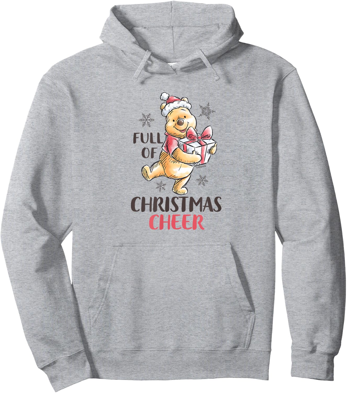 Winnie the Pooh - Full of Christmas Spirit Hoodie - Hoodie | Ash