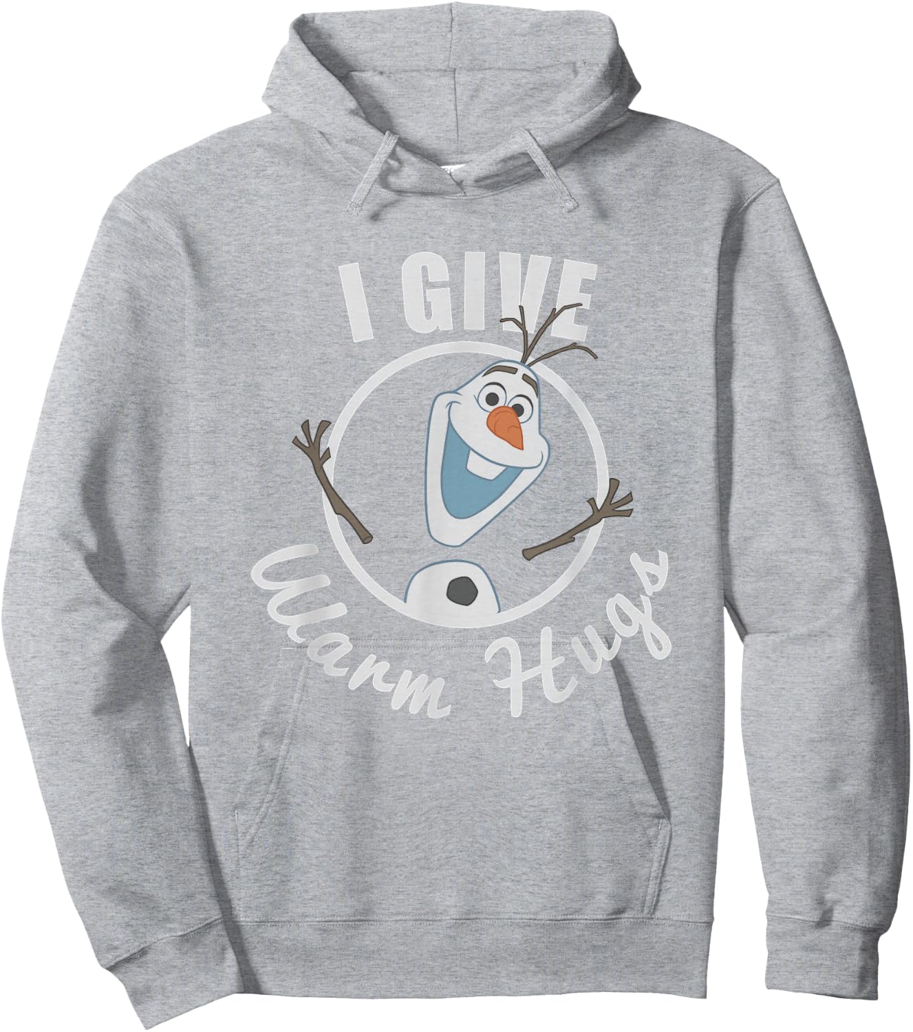 Disney Frozen I Give Warm Hugs Olaf Portrait Vintage Hoodie - Hoodie | Ash