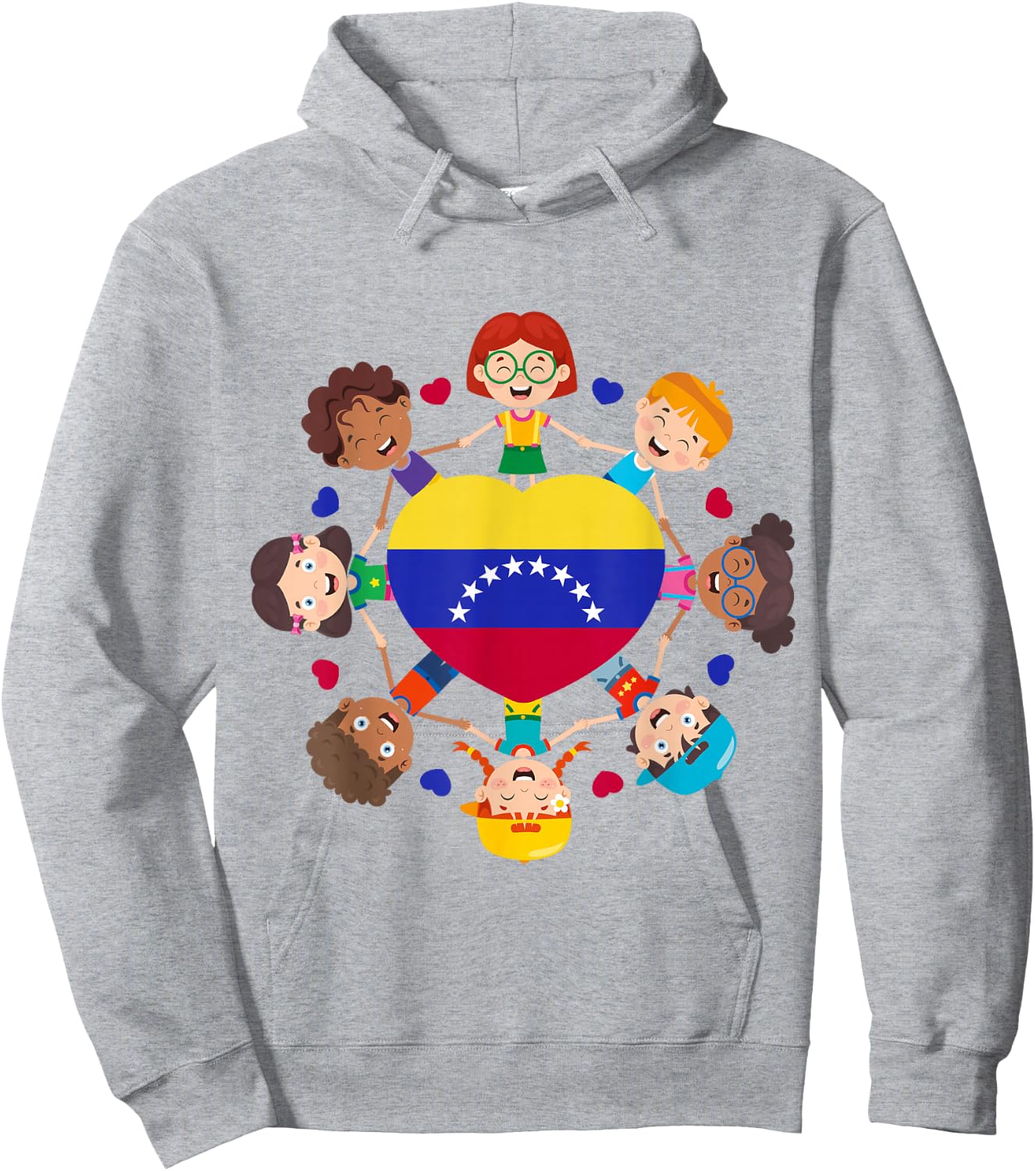 Venezuela Hispanic Heritage Toddler Venezuelan Girl Boy Kids Hoodie - Hoodie | Ash