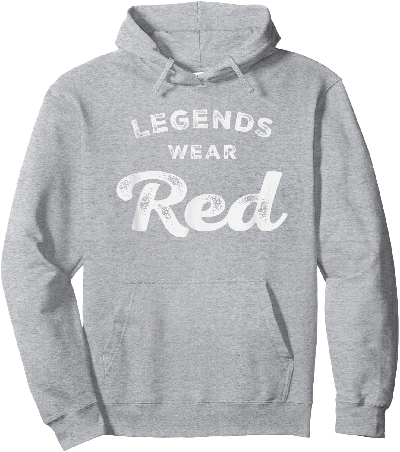 Legends Wear Red Team Spirit Game Gear Color War Hoodie - Hoodie | Ash