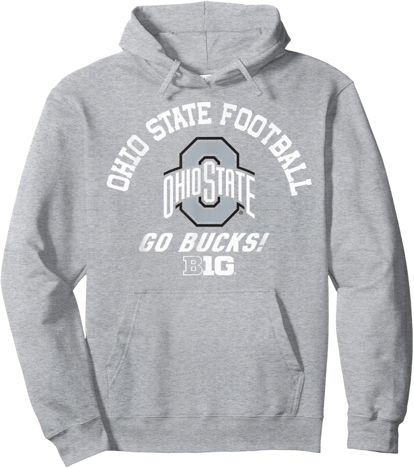 Ohio State Buckeyes Big 10 Football Red Officially Licensed Hoodie - Hoodie | Ash