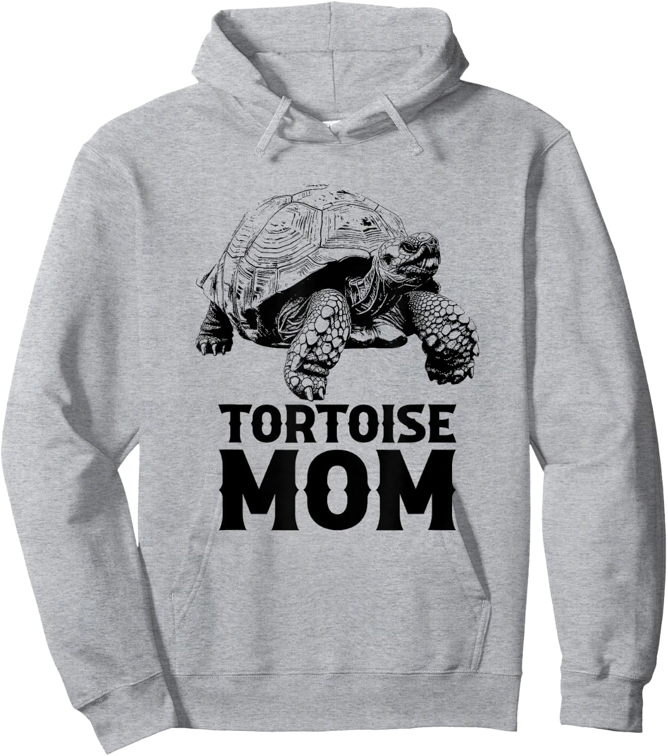 African Sulcata Tortoise mom Hoodie - Hoodie | Ash