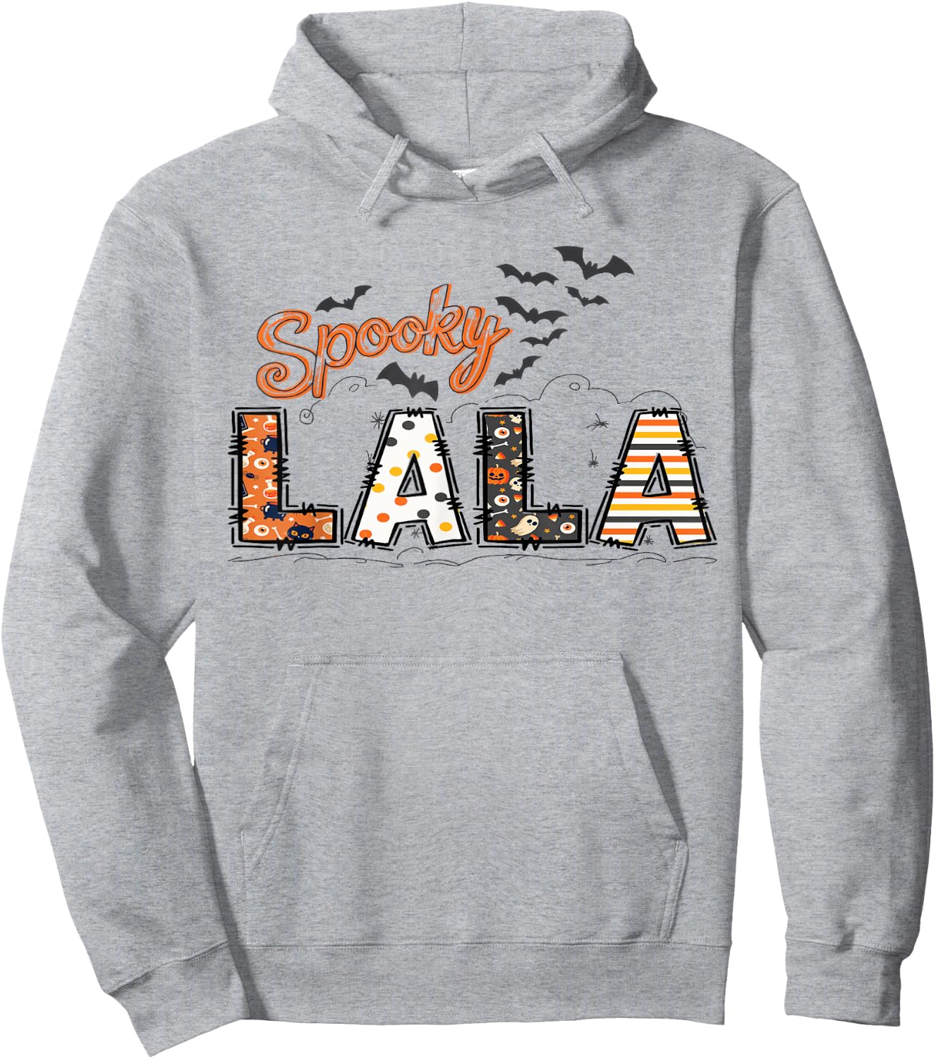 Spooky Lala Halloween Lala Life Family Matching Hoodie - Hoodie | Ash