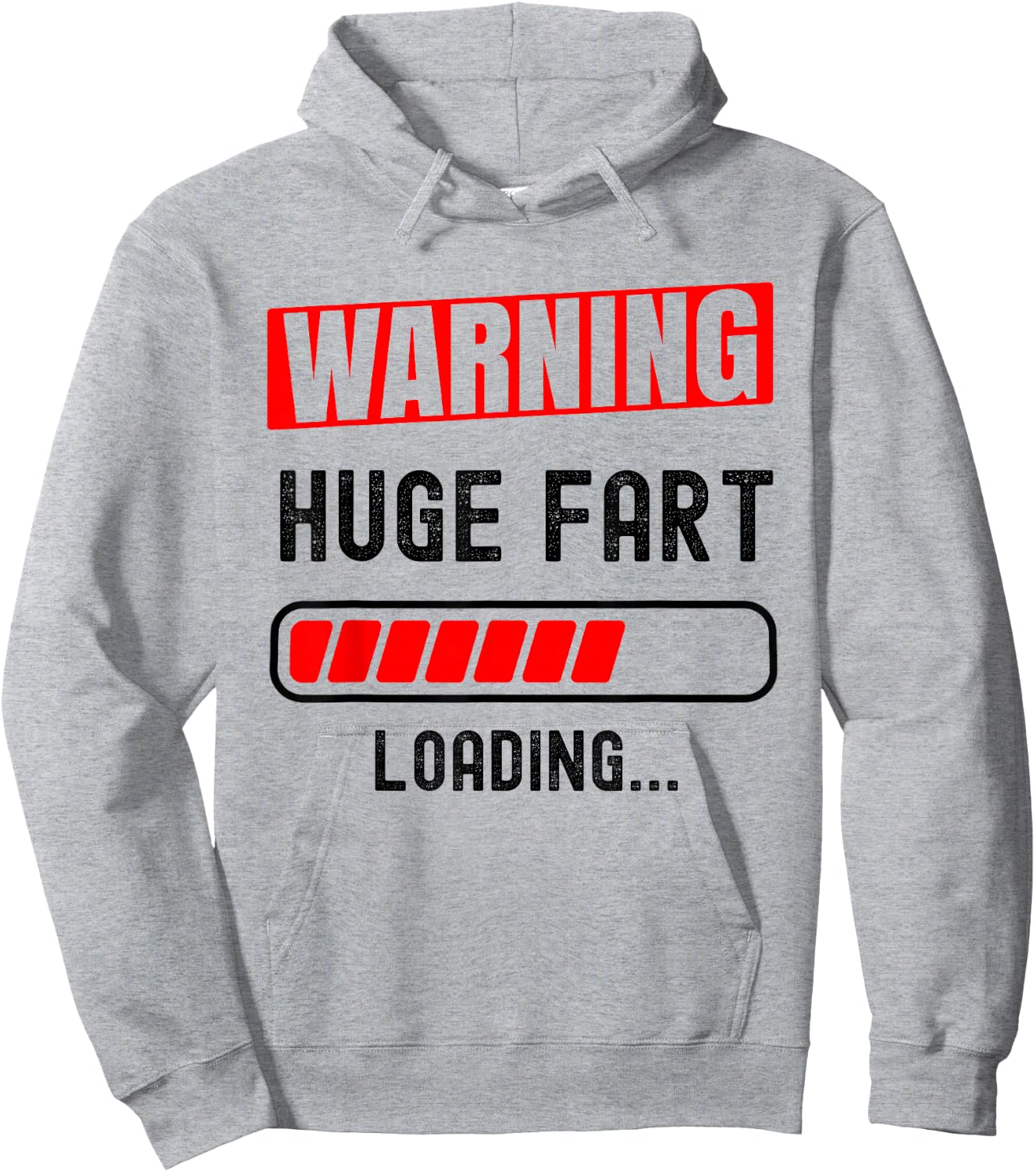 HUGE FART, LOADING.. Funny farter design Hoodie - Hoodie | Ash