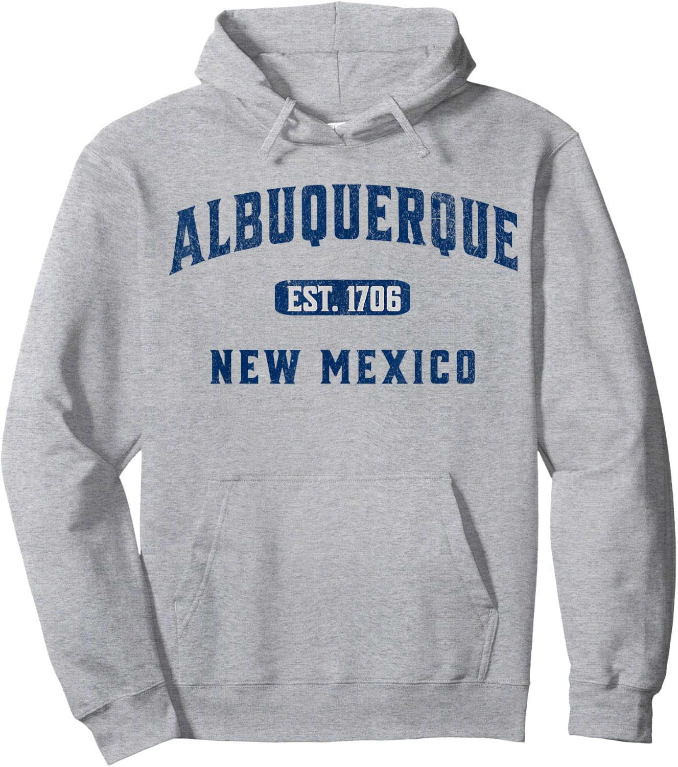 USA Vintage Merch Souvenir Visit Albuquerque New Mexico Hoodie - Hoodie | Ash