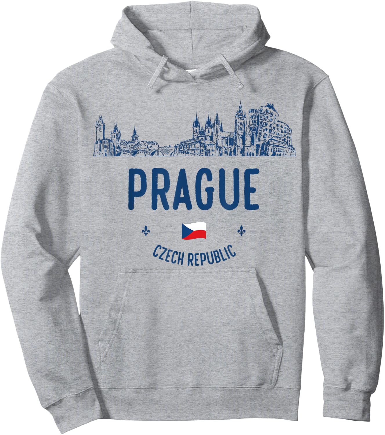 Prague Travel Hoodie - Hoodie | Ash