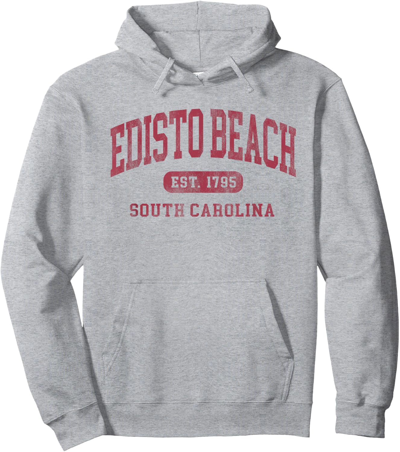 Edisto Beach South Carolina Vintage Established Hoodie - Hoodie | Ash