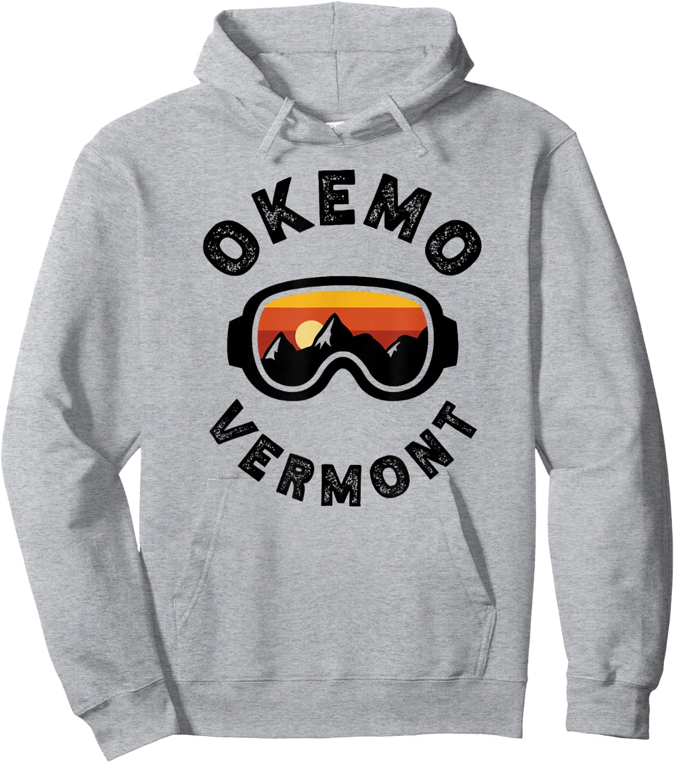 Okemo Skiing Ski Snowboarding In Vermont, New England Hoodie - Hoodie | Ash