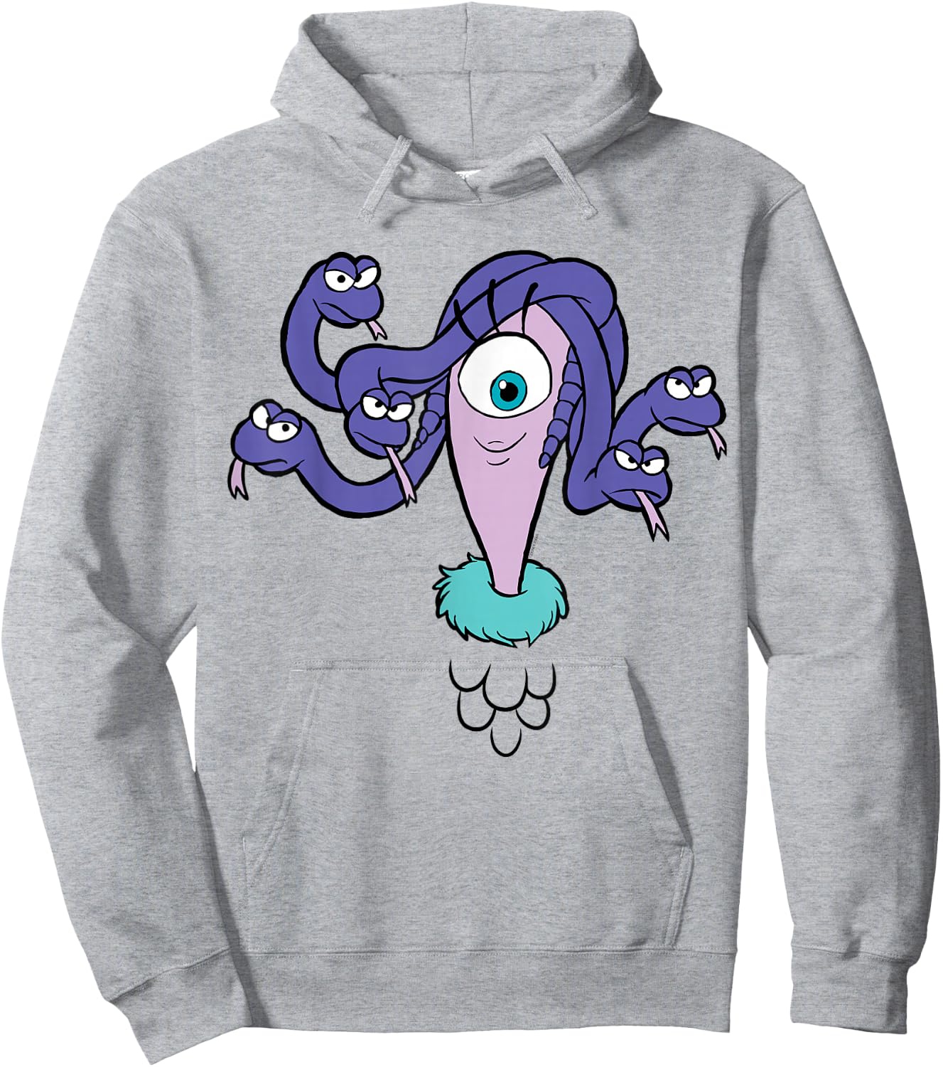 Disney and Pixar's Monsters, Inc. Celia Big Face Costume Hoodie - Hoodie | Ash