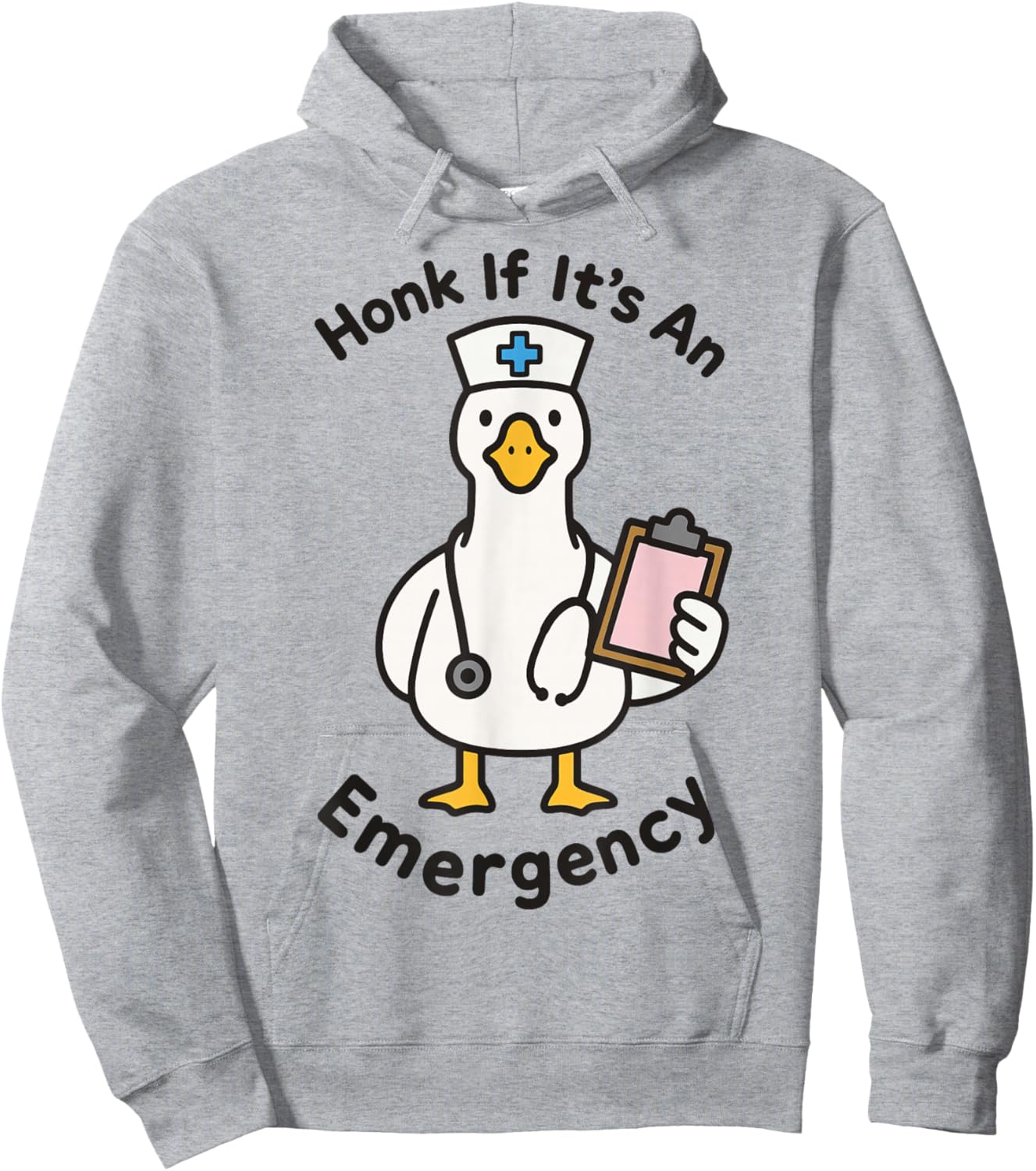 Honk If It's An Emergency Hoodie - Hoodie | Ash