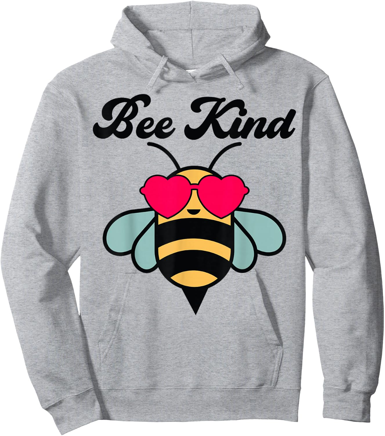 Bee-Shirt Girls Bumble Bee Kind Toddler Kids Cute BumbleBee Hoodie - Hoodie | Ash