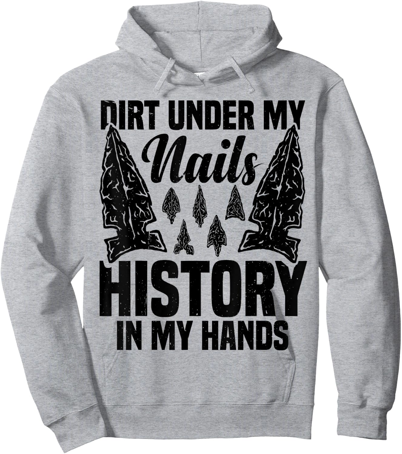 Arrowhead Stone Case Arrowhead Collector Indian Arrowheads Hoodie - Hoodie | Ash