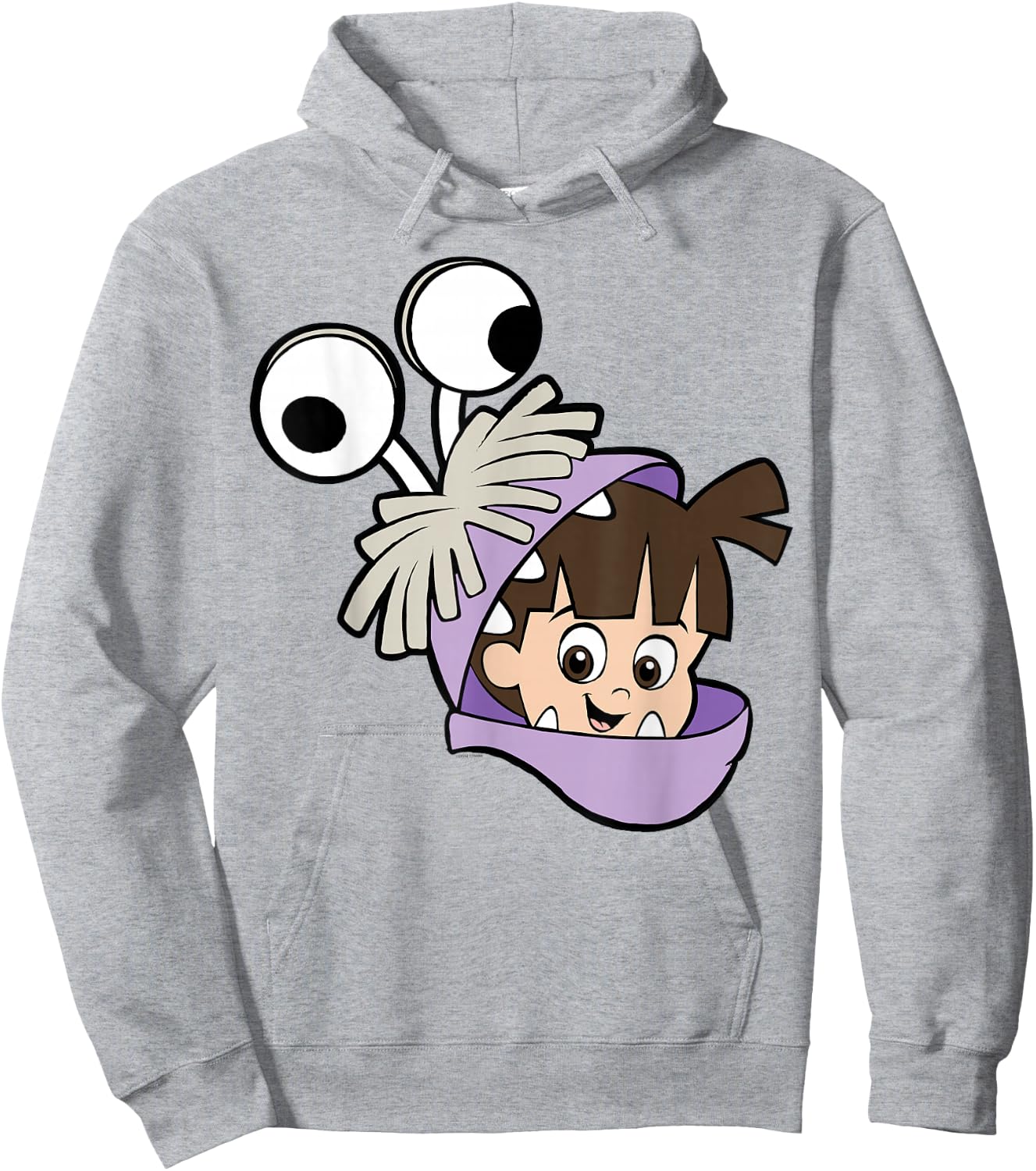 Disney and Pixar’s Monsters, Inc. Boo Big Face Costume Hoodie - Hoodie | Ash