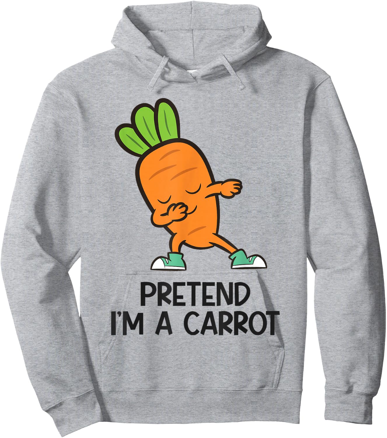 Pretend Im A Carrot Lazy Costume Carrot Hoodie - Hoodie | Ash