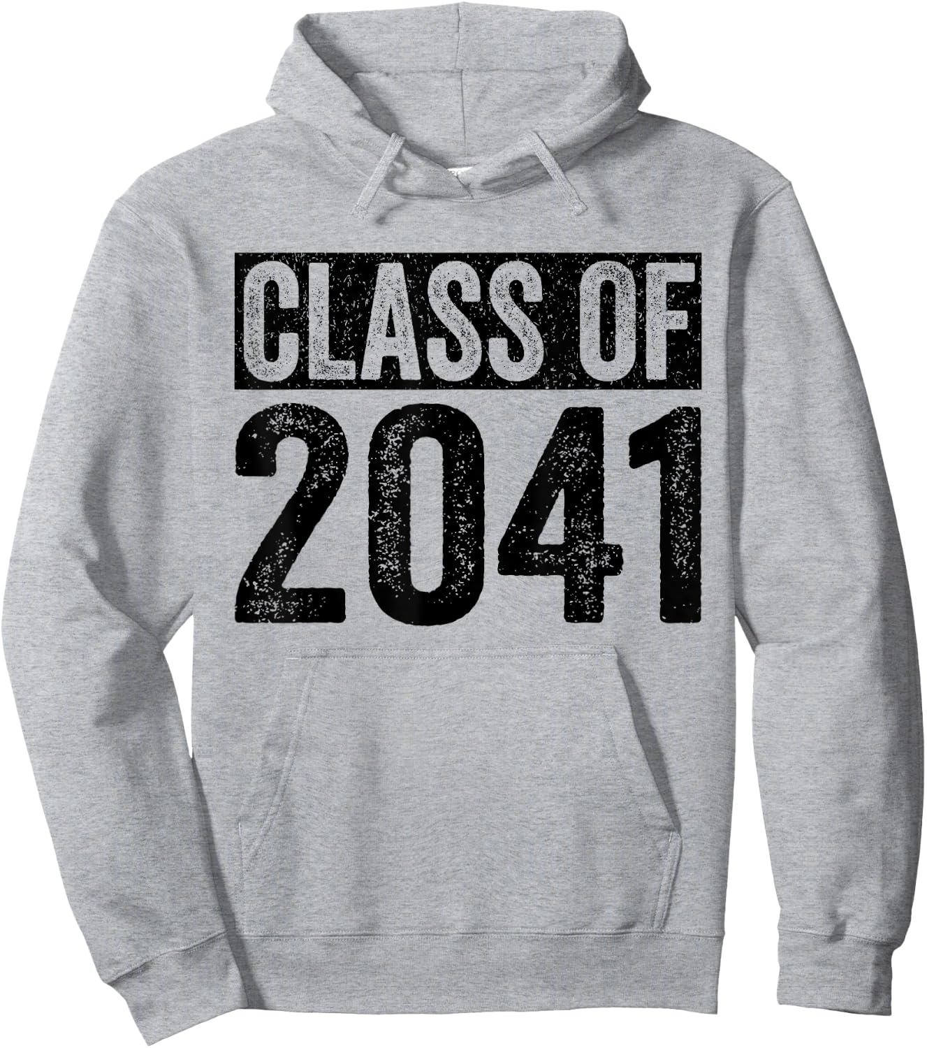 Class of 2041 Grow With Me Graduation First Day of School Hoodie - Hoodie | Ash