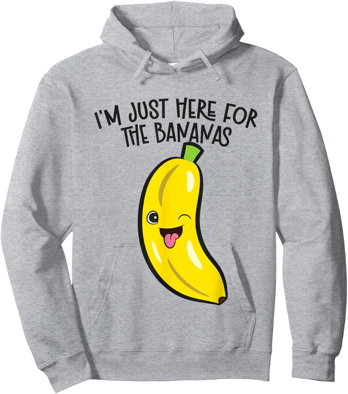 I'm Just Here For The Bananas Hoodie - Hoodie | Ash
