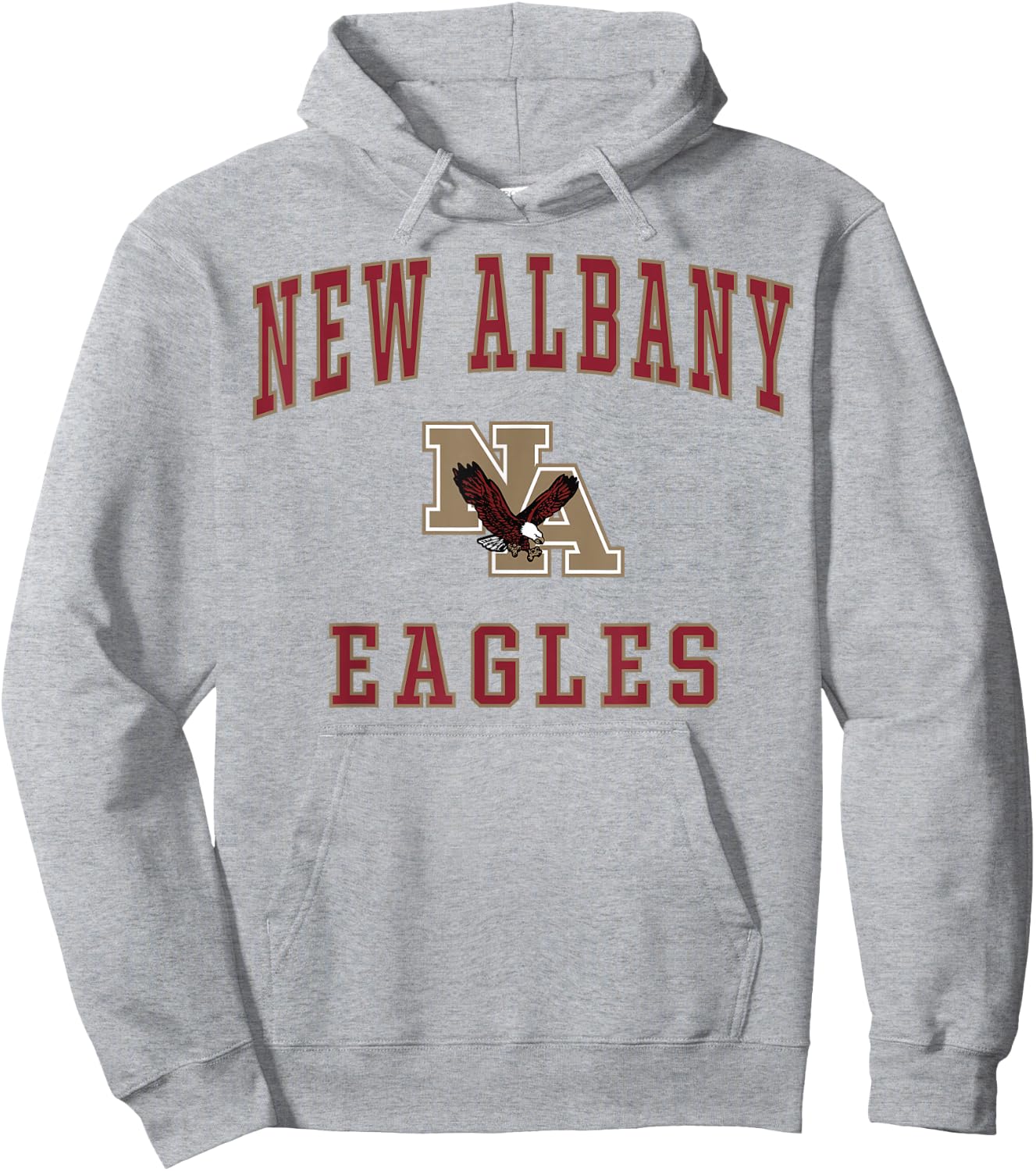 New Albany High School Eagles Hoodie - Hoodie | Ash