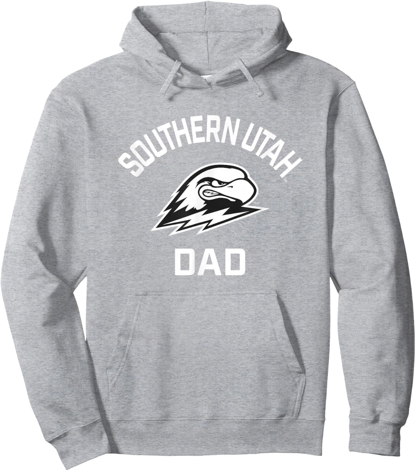 Southern Utah University Thunderbirds Arched Dad Hoodie - Hoodie | Ash