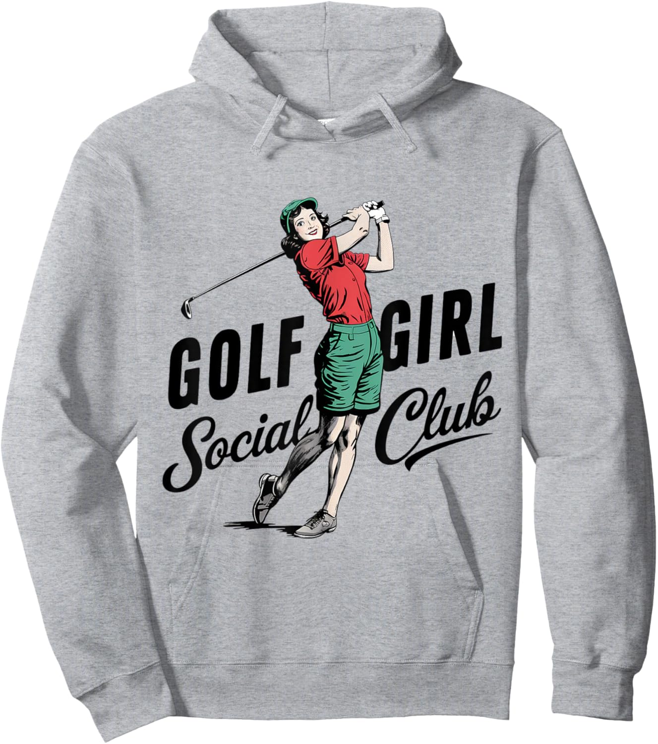 Golf Girl Social Club Golf Hoodie - Hoodie | Ash