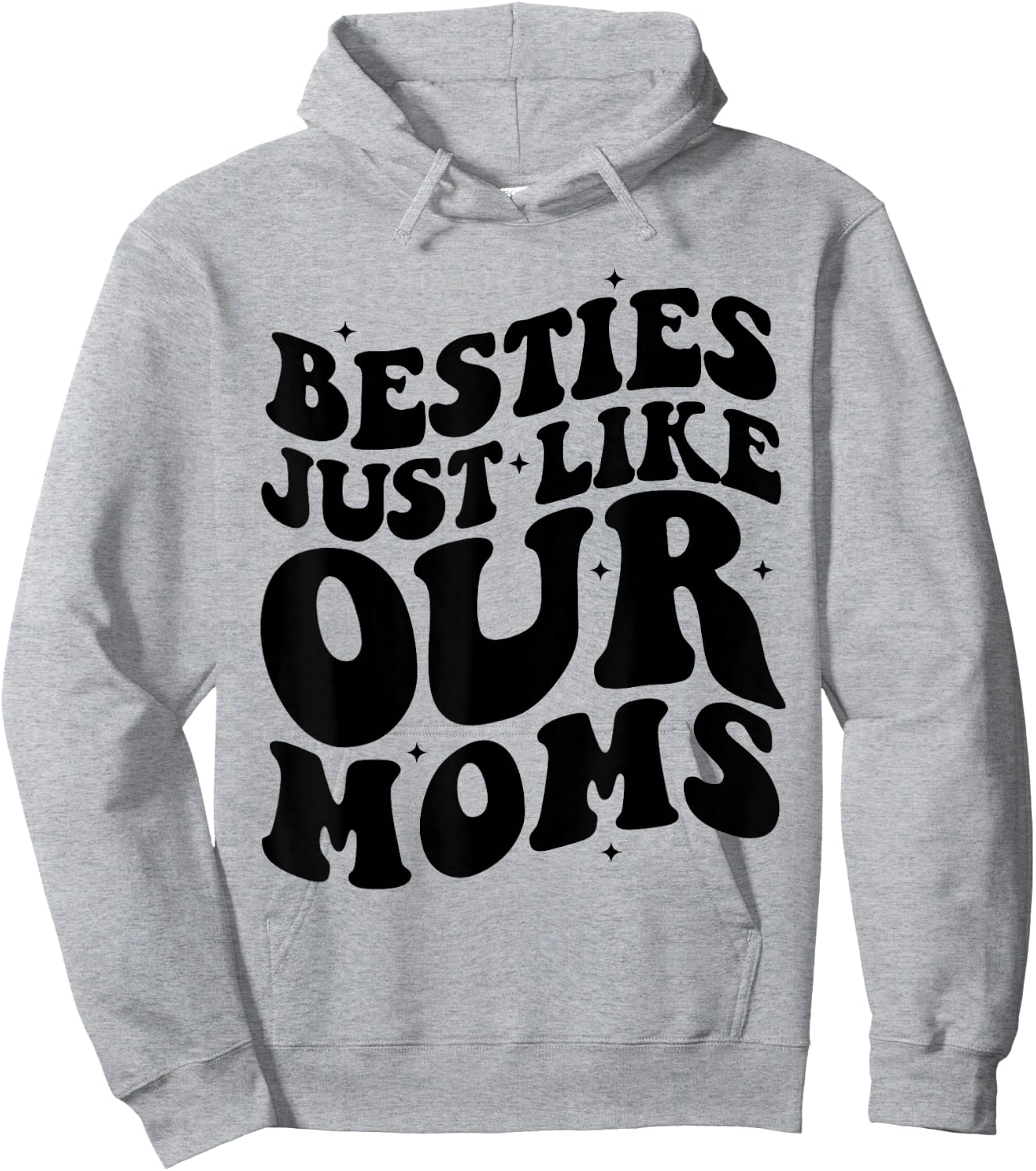 Besties Just Like Our Moms Best Friend Toddler Matching Moms Hoodie - Hoodie | Ash