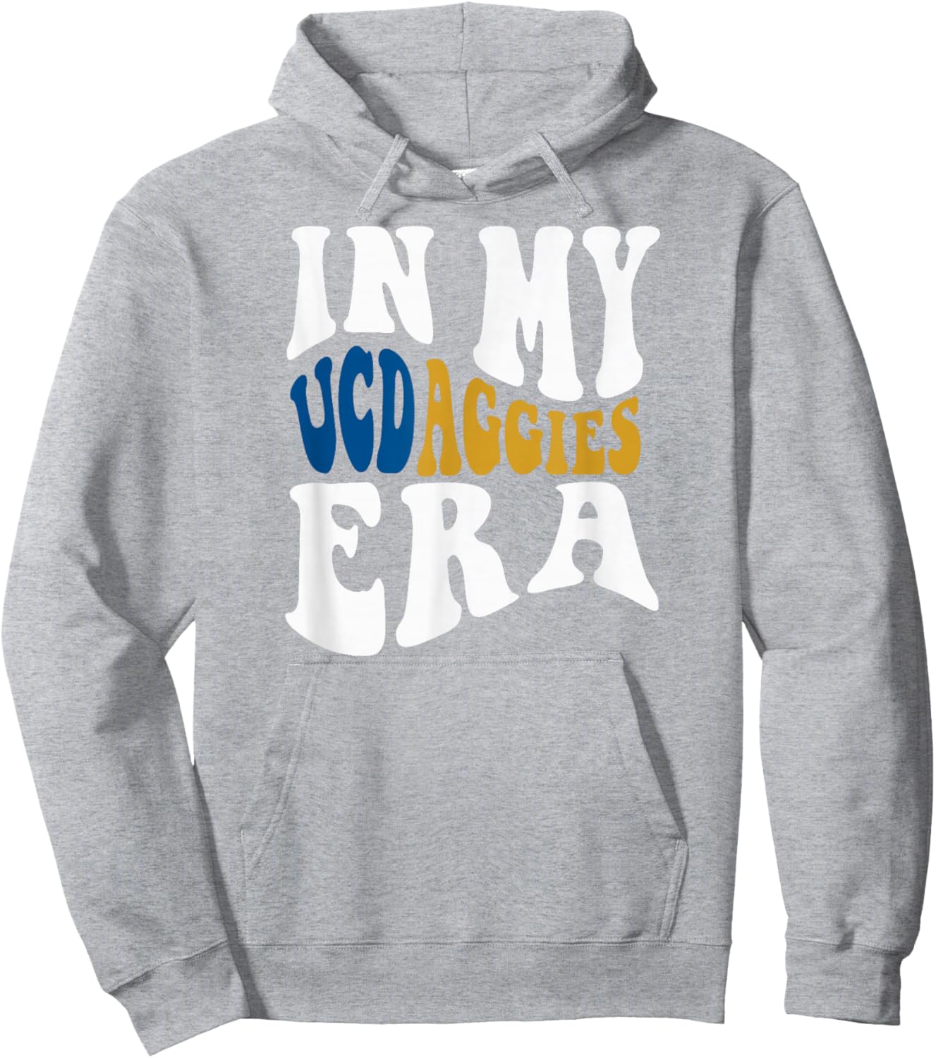 UC Davis Aggies Era Gray Officially Licensed Hoodie - Hoodie | Ash