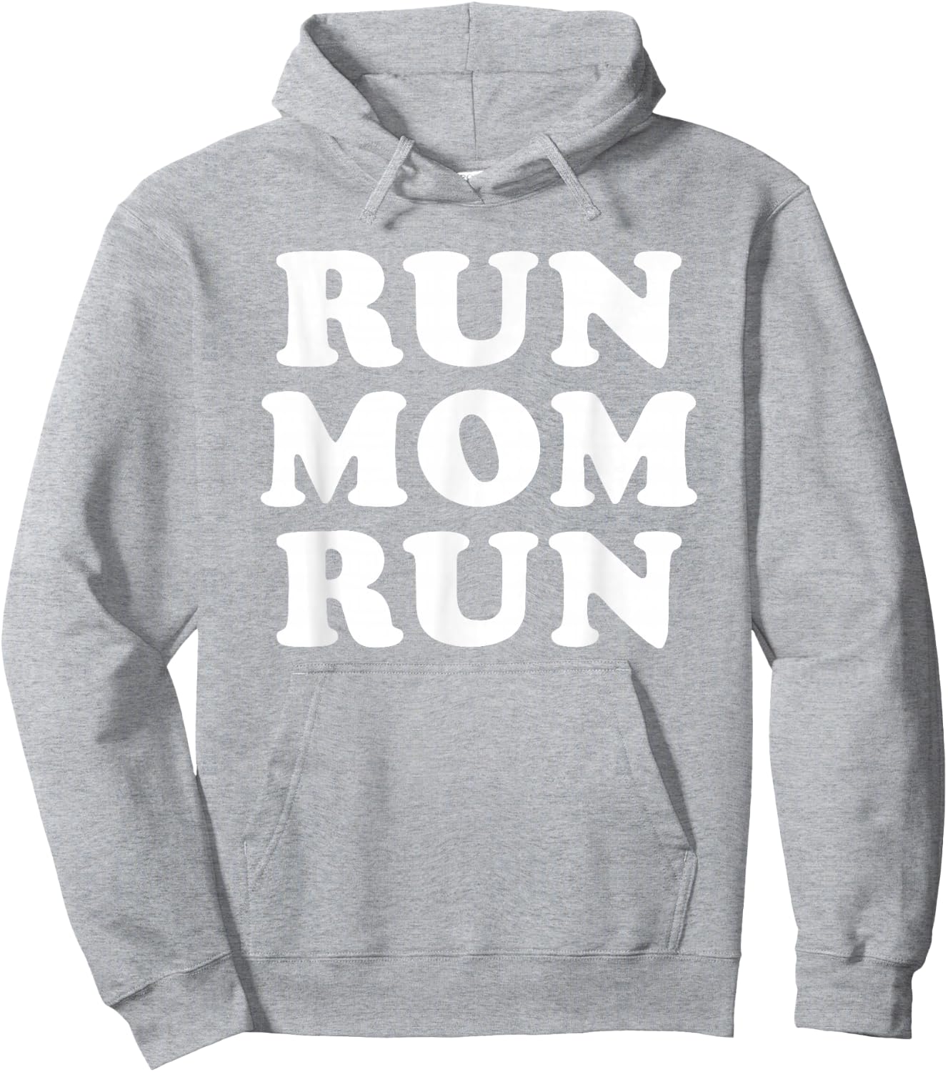 Run Mom Run Marathon Running Spectator Shirt Hoodie - Hoodie | Ash