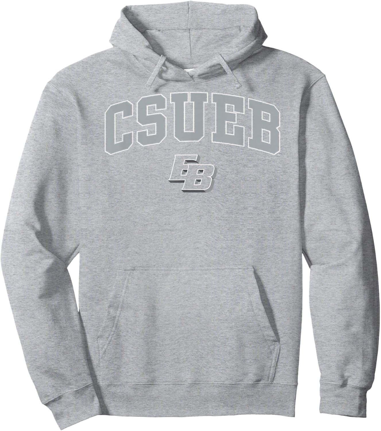 Cal State East Bay Pioneers Arch Over Red Hoodie - Hoodie | Ash