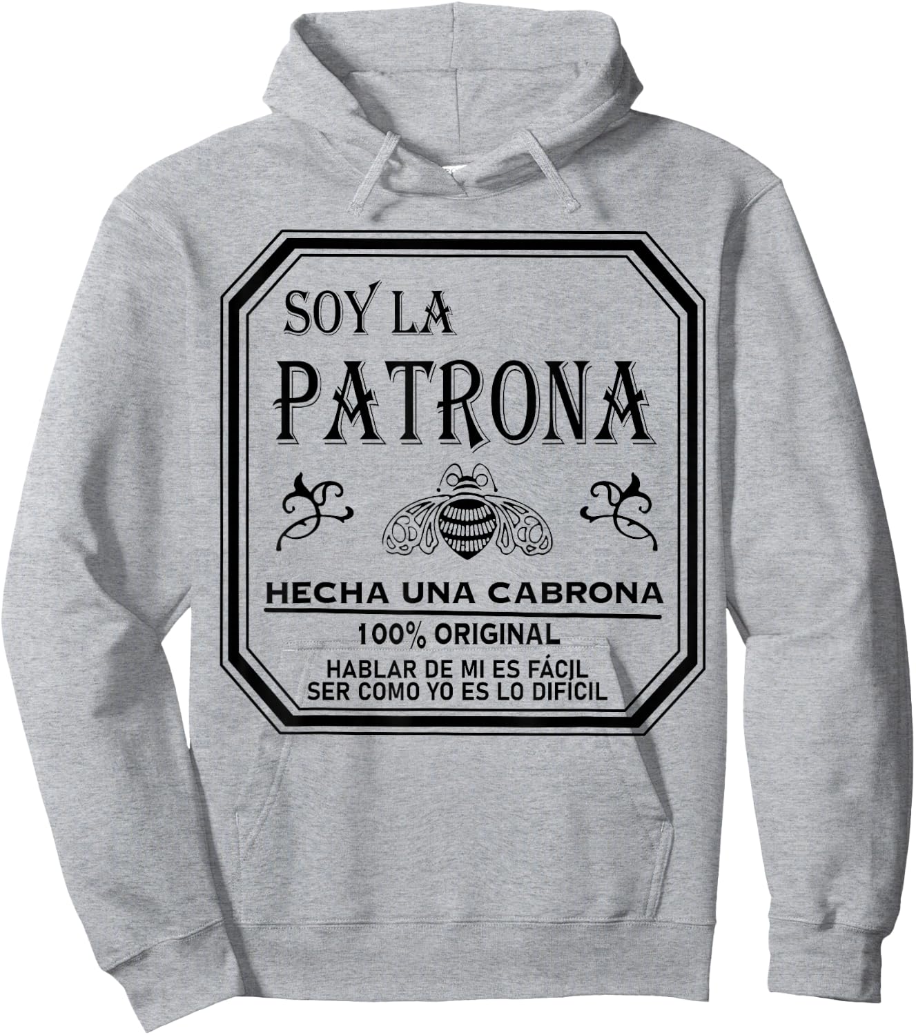 Soy La Patrona Hecha Una Cabrona Latina Chingona Cabrona Hoodie - Hoodie | Ash