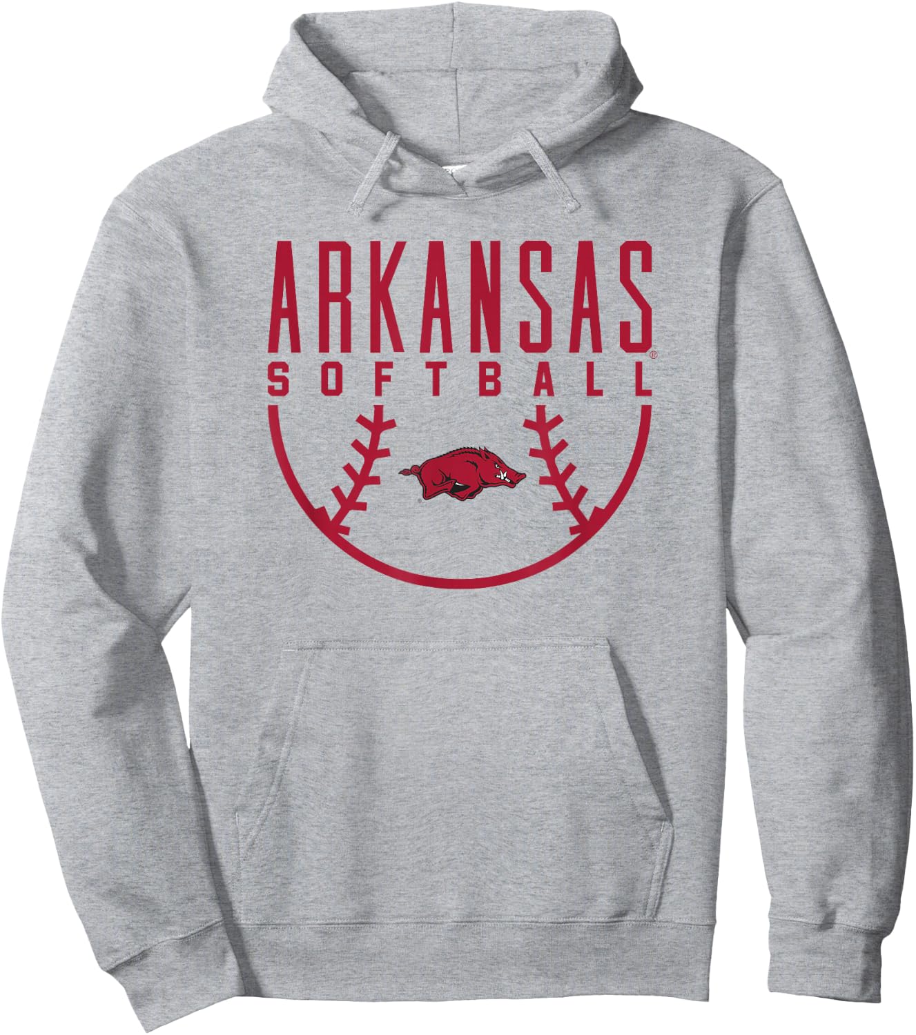 University of Arkansas Razorbacks Softball Hoodie - Hoodie | Ash