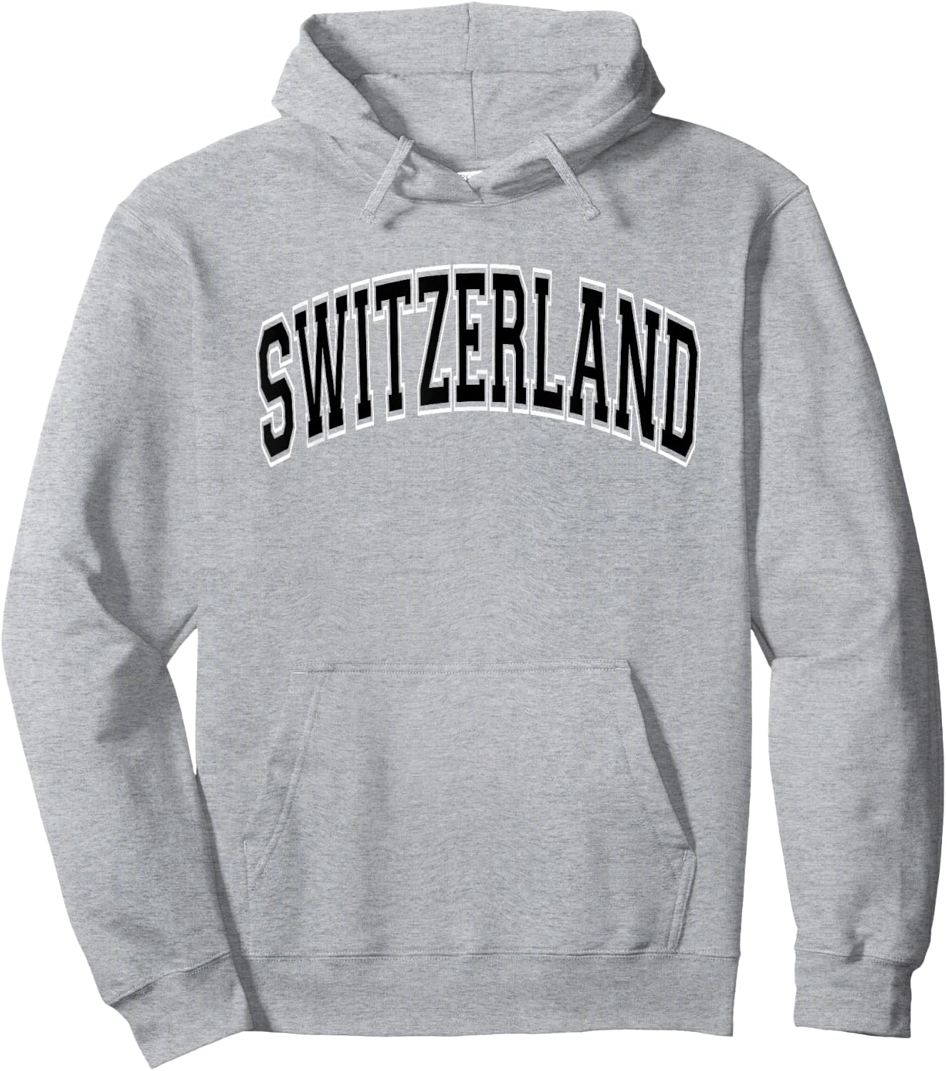 Switzerland Arched Style Pink with Black Text Hoodie - Hoodie | Ash