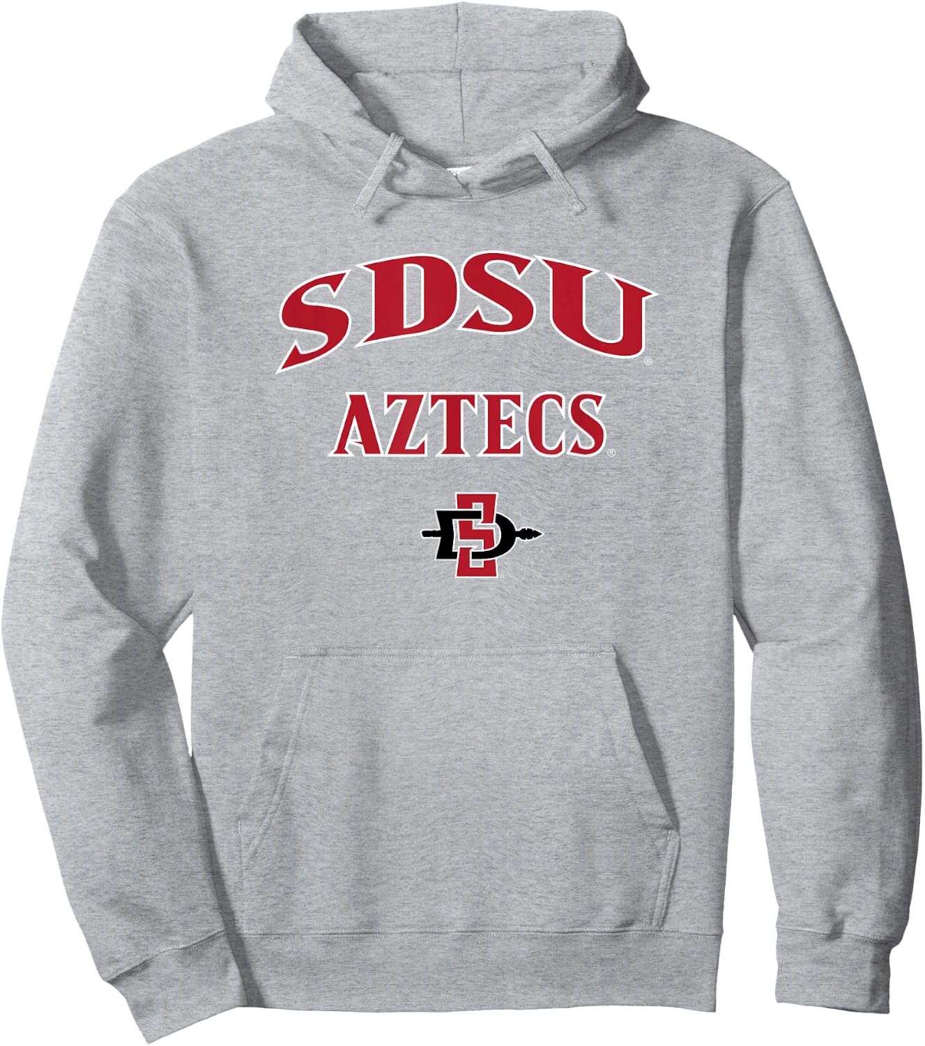 San Diego State Aztecs SDSU Gray Officially Licensed Hoodie - Hoodie | Ash
