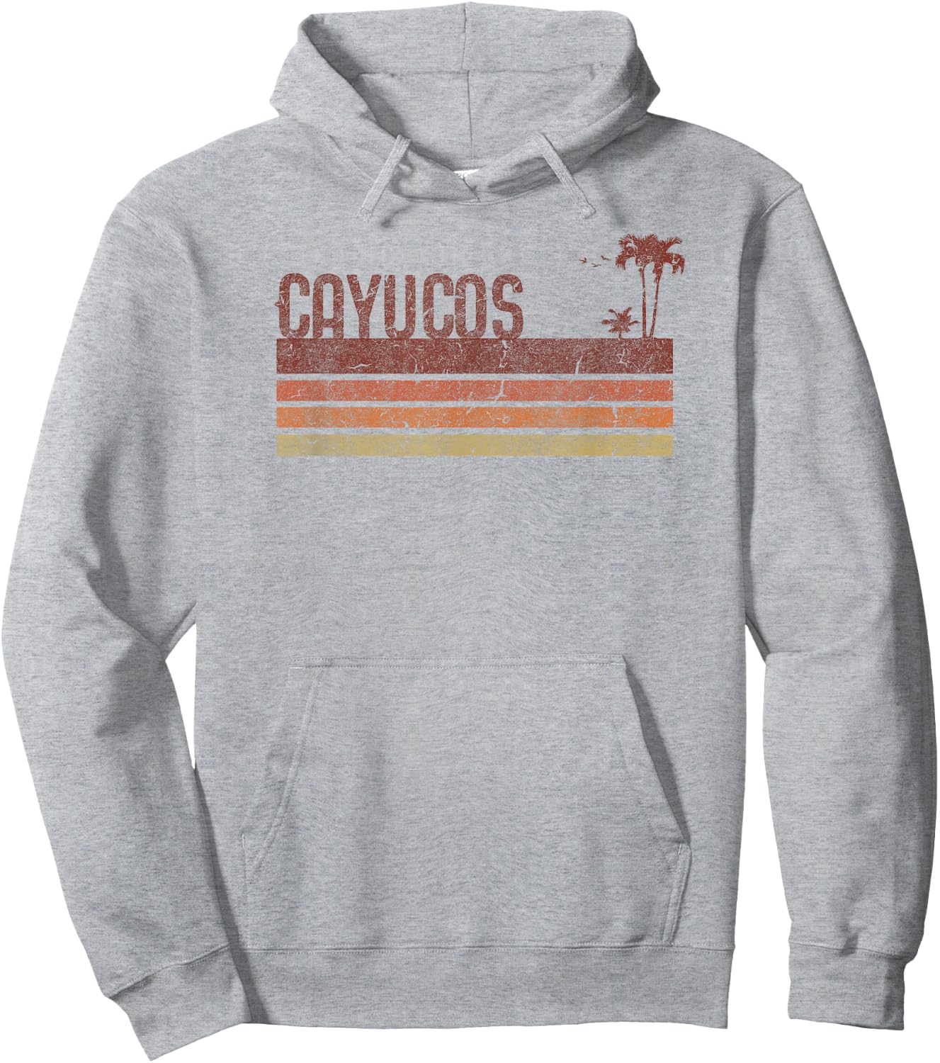 Cayucos California Vintage 70s 80s Vacation Hoodie - Hoodie | Ash
