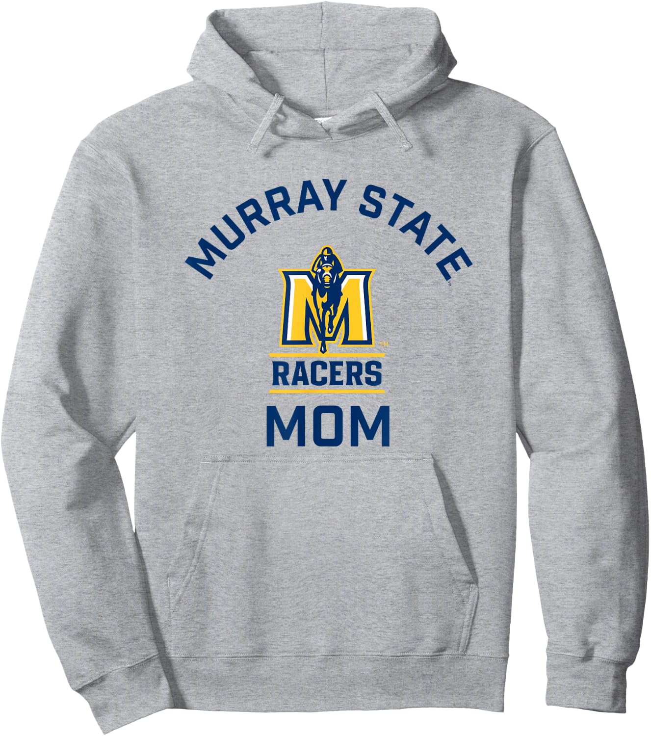 Murray State University Racers Arched Mom Hoodie - Hoodie | Ash