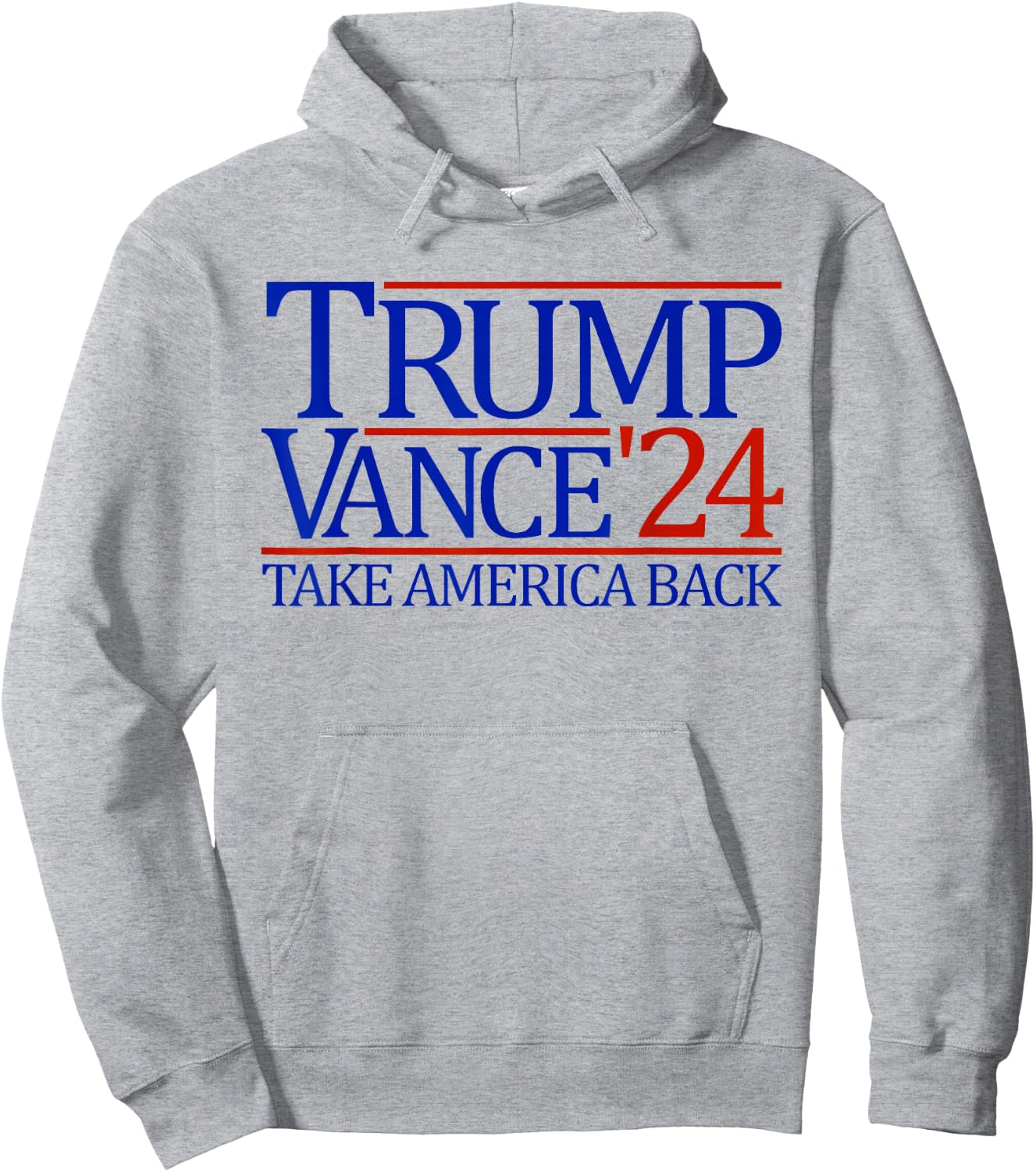 Trump Vance '24 Take America Back 2024 Trump Vance Hoodie - Hoodie | Ash