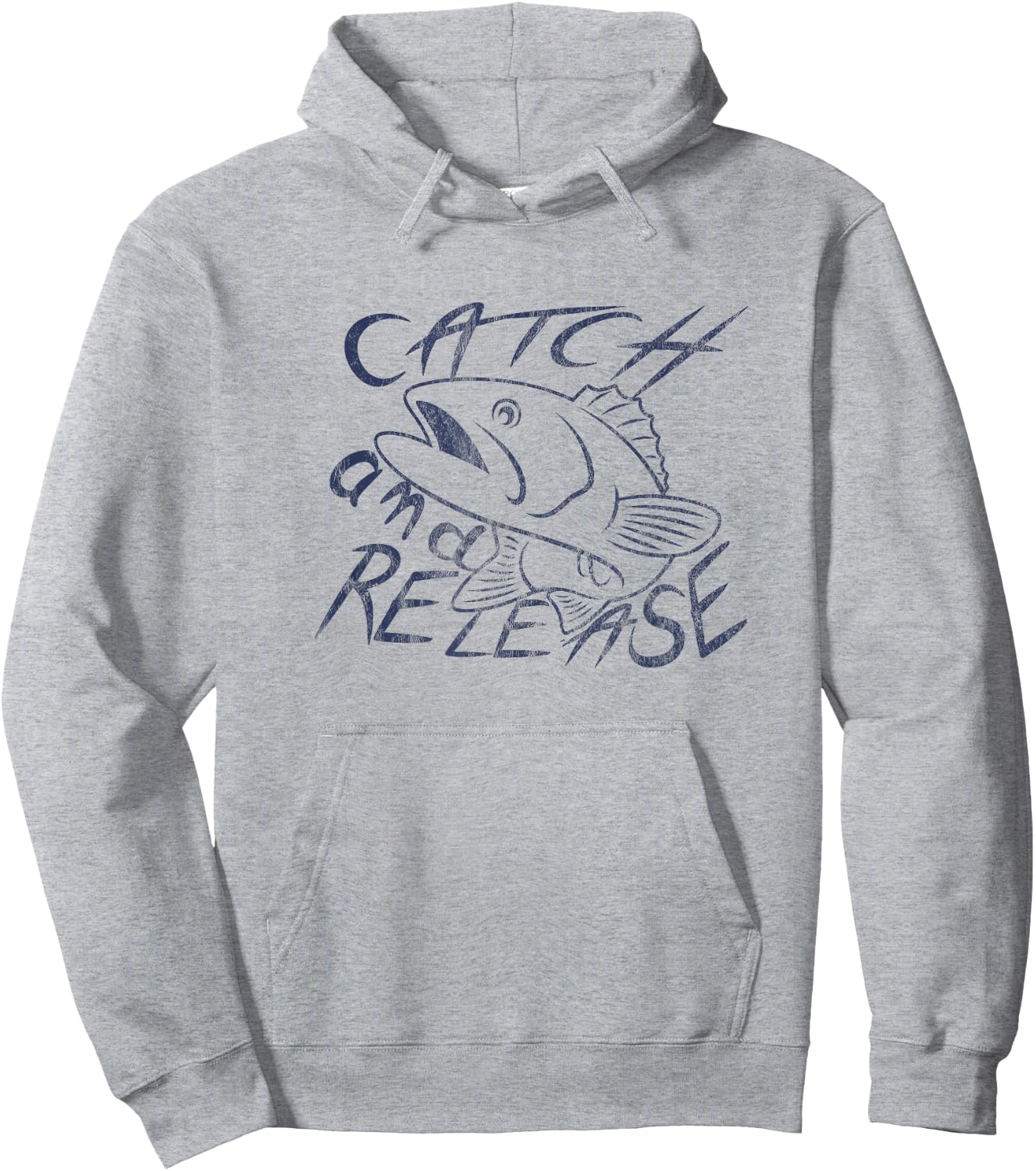 Catch and Release For Bass, Trout Fishing Lovers Hoodie - Hoodie | Ash