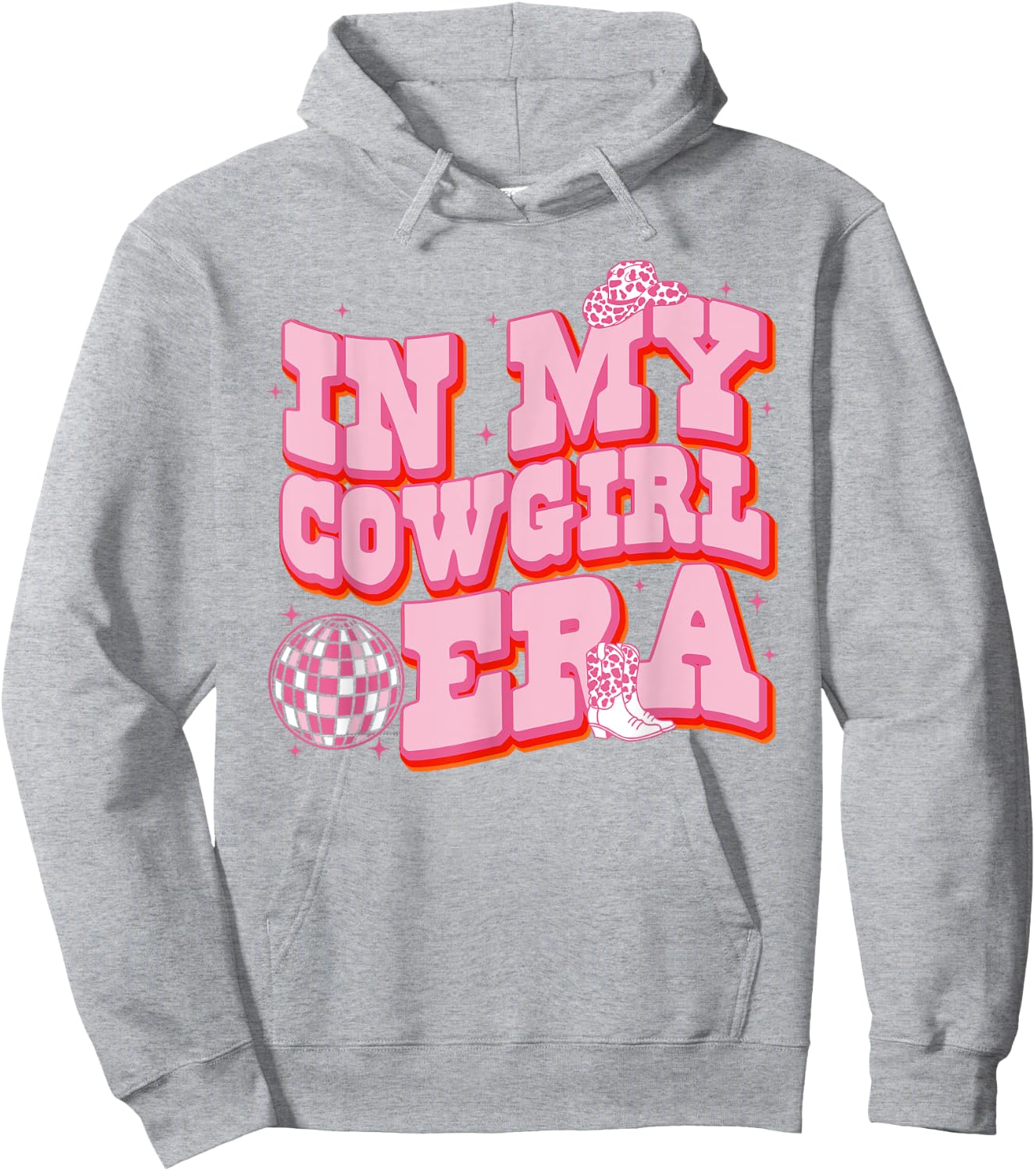 Groovy In My Cowgirl Era Cute Western Rodeo Cowgirls Hoodie - Hoodie | Ash