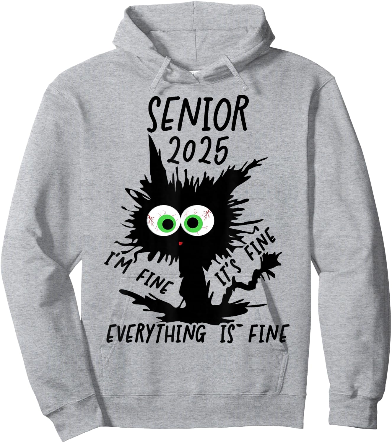 Senior 2025 Hoodie - Hoodie | Ash