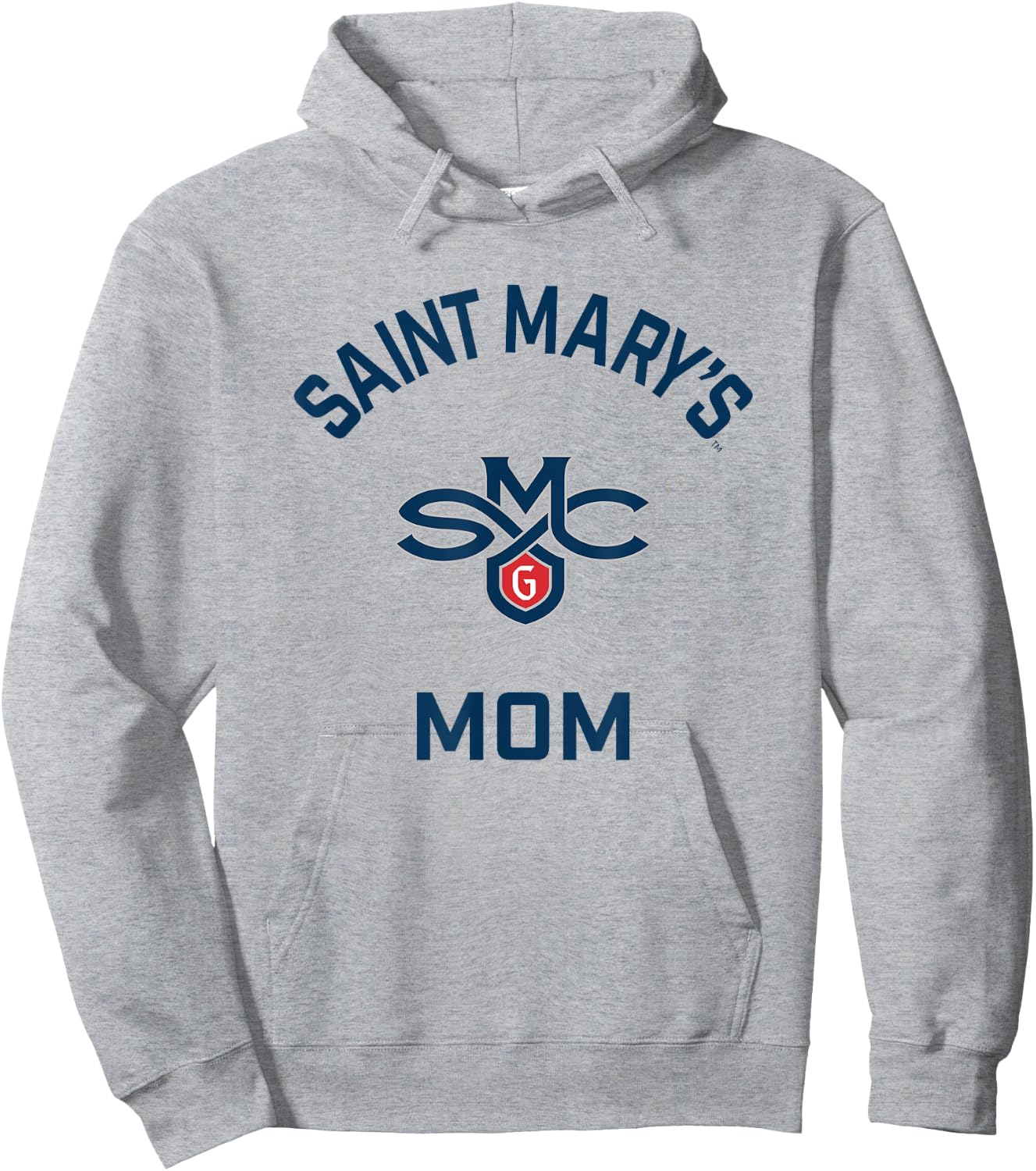 Saint Mary's College Gaels Arched Mom Hoodie - Hoodie | Ash