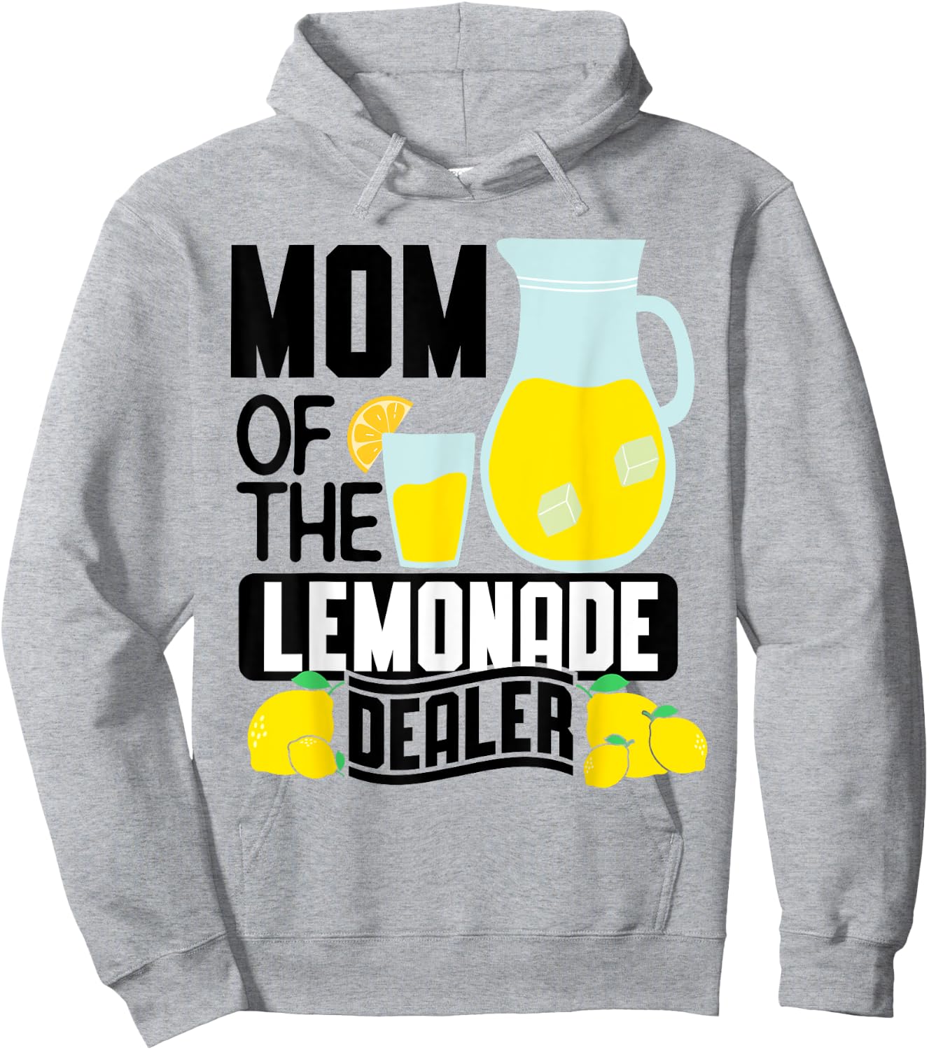 Mom Of The Lemonade Dealer Funny Summer Hoodie - Hoodie | Ash